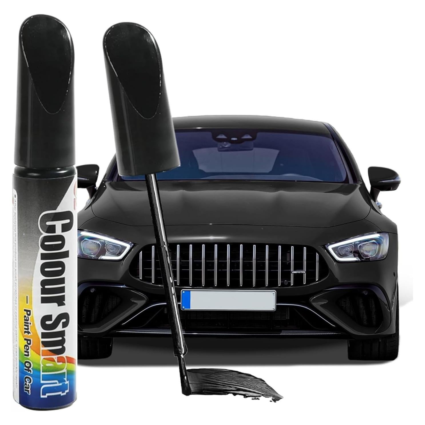 Bolígrafo de Pintura de Retoque HEVLE 2 en 1 Negro 12ml