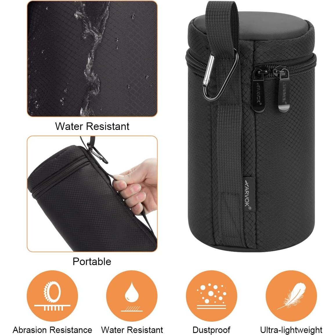 Funda para Lente ARVOK, Bolsa Protectora Resistente al Agua