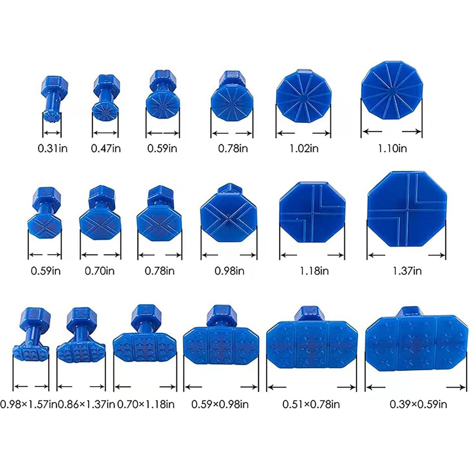 Kit de Reparación de Abolladuras BxuxJar 19 Piezas con Extractor