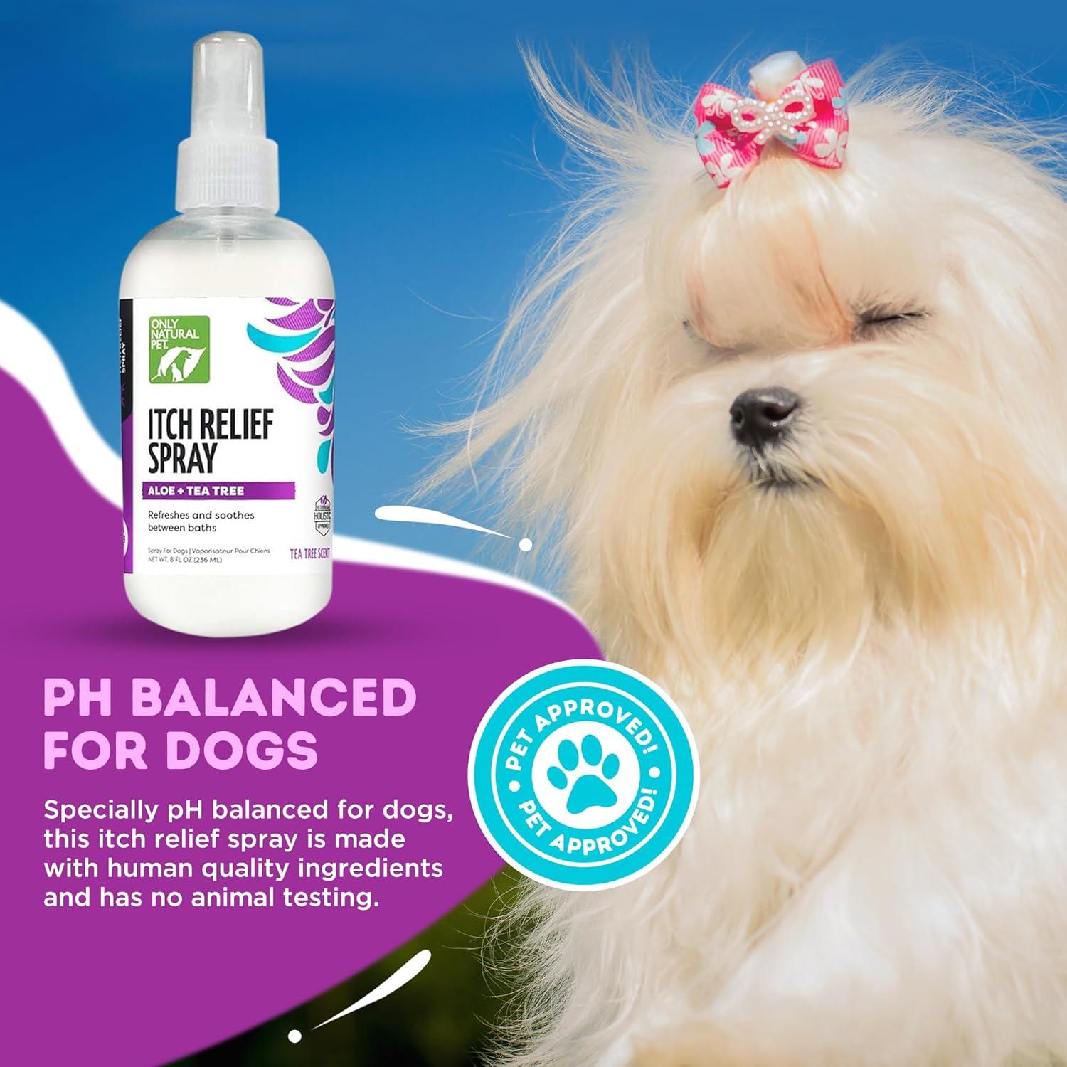 Spray Aliviador de Picazón para Perros Only Natural Pet 227 g
