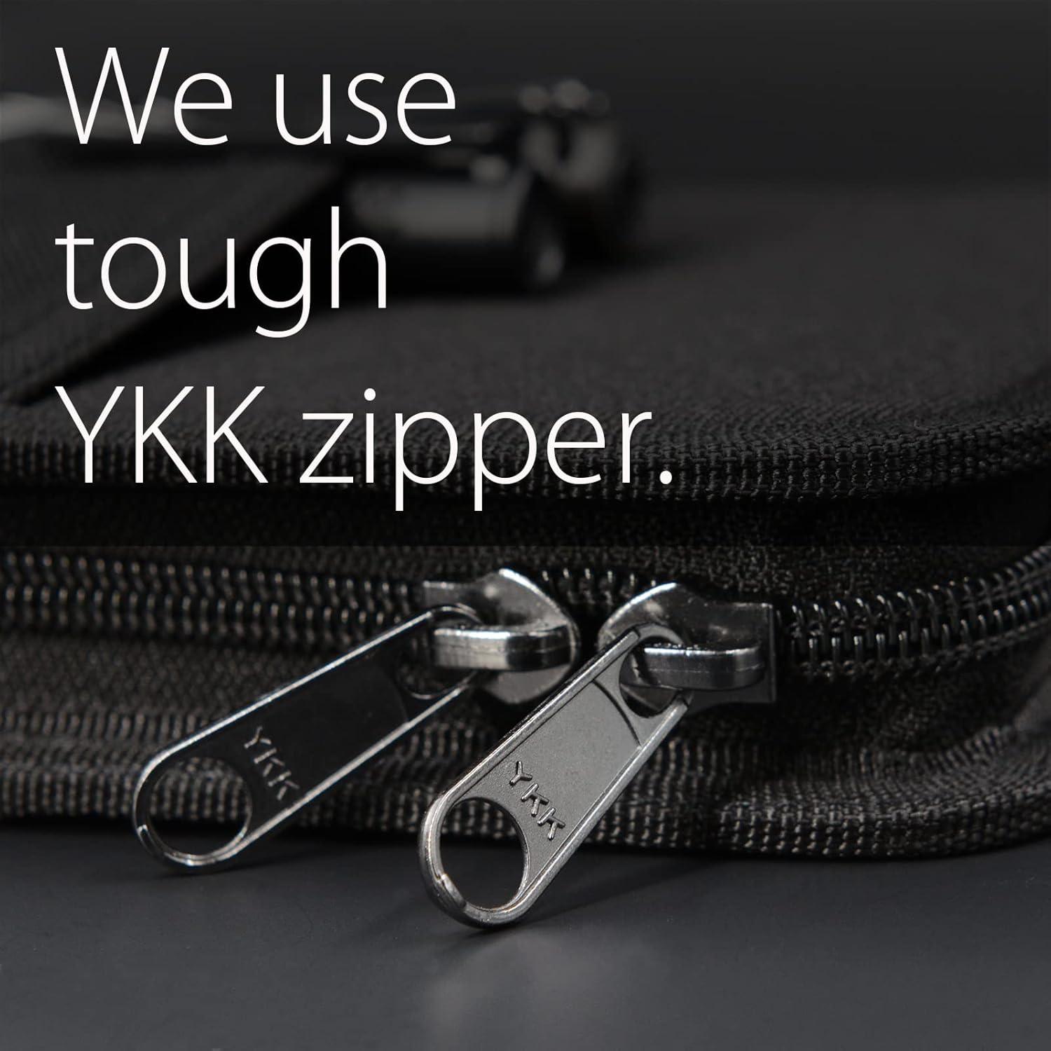 Cubierta de Cuaderno A5 Diodrio con Cremallera YKK Negra