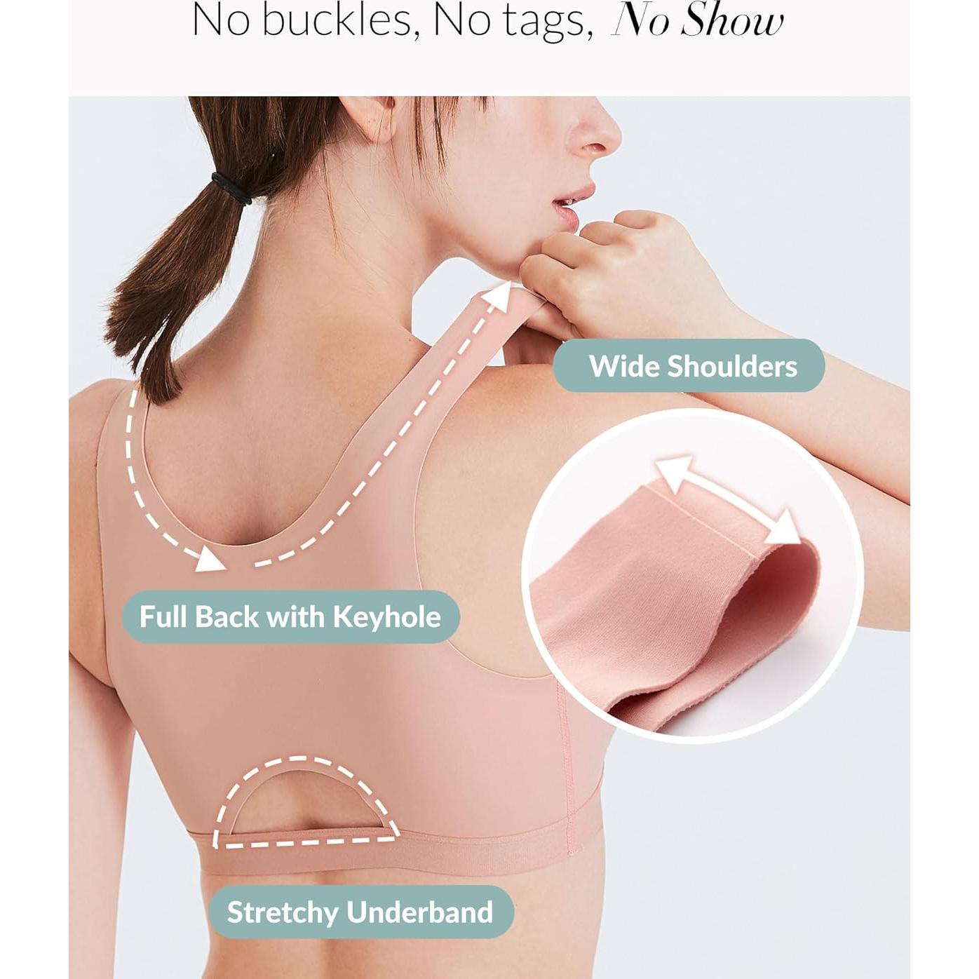 Sujetador de Lactancia Sin Costuras Mamaway Crossover Nude