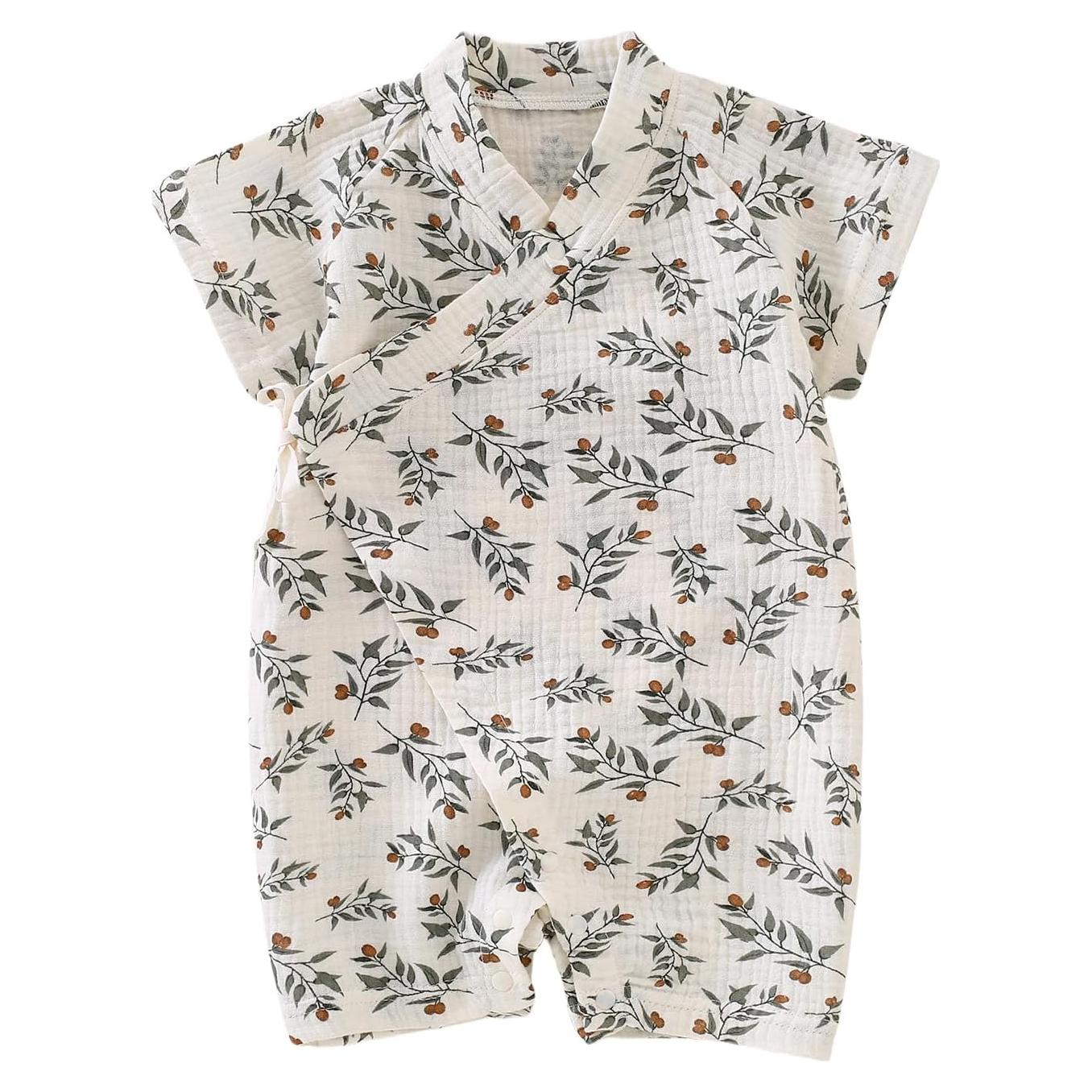 Bata de Kimono para Bebés BINIDUCKLING Muselina Algodón 0-24 Meses