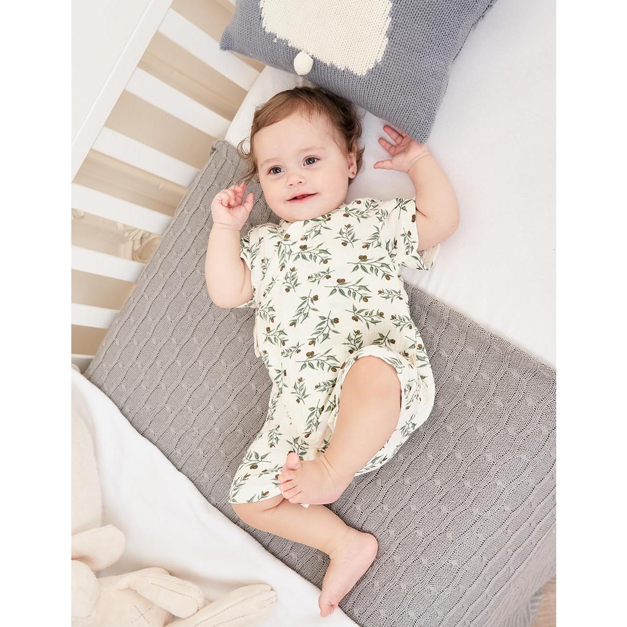 Bata de Kimono para Bebés BINIDUCKLING Muselina Algodón 0-24 Meses