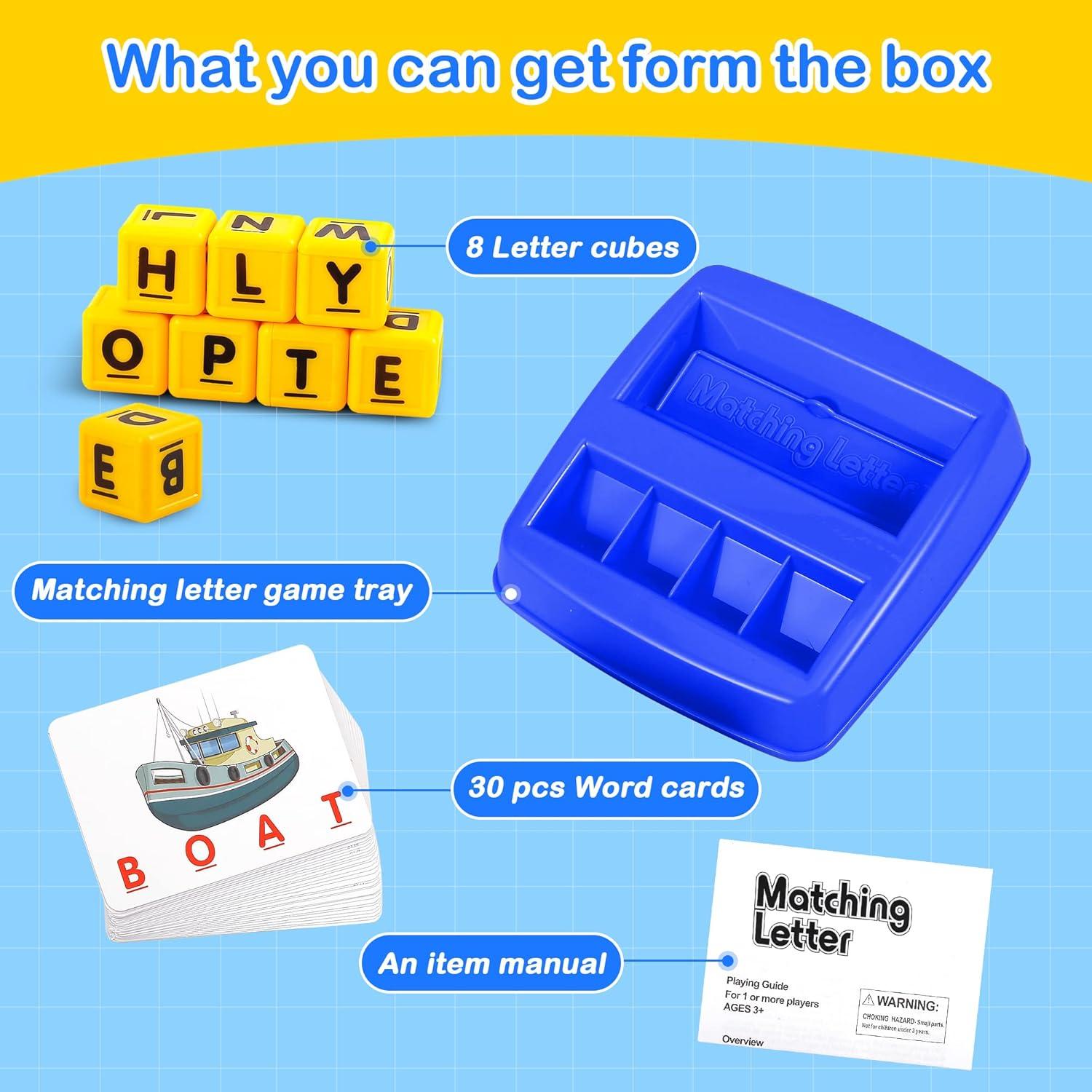 Juego de Letras Coincidentes Fenikso - Juguete Educativo 3 a 8 Años