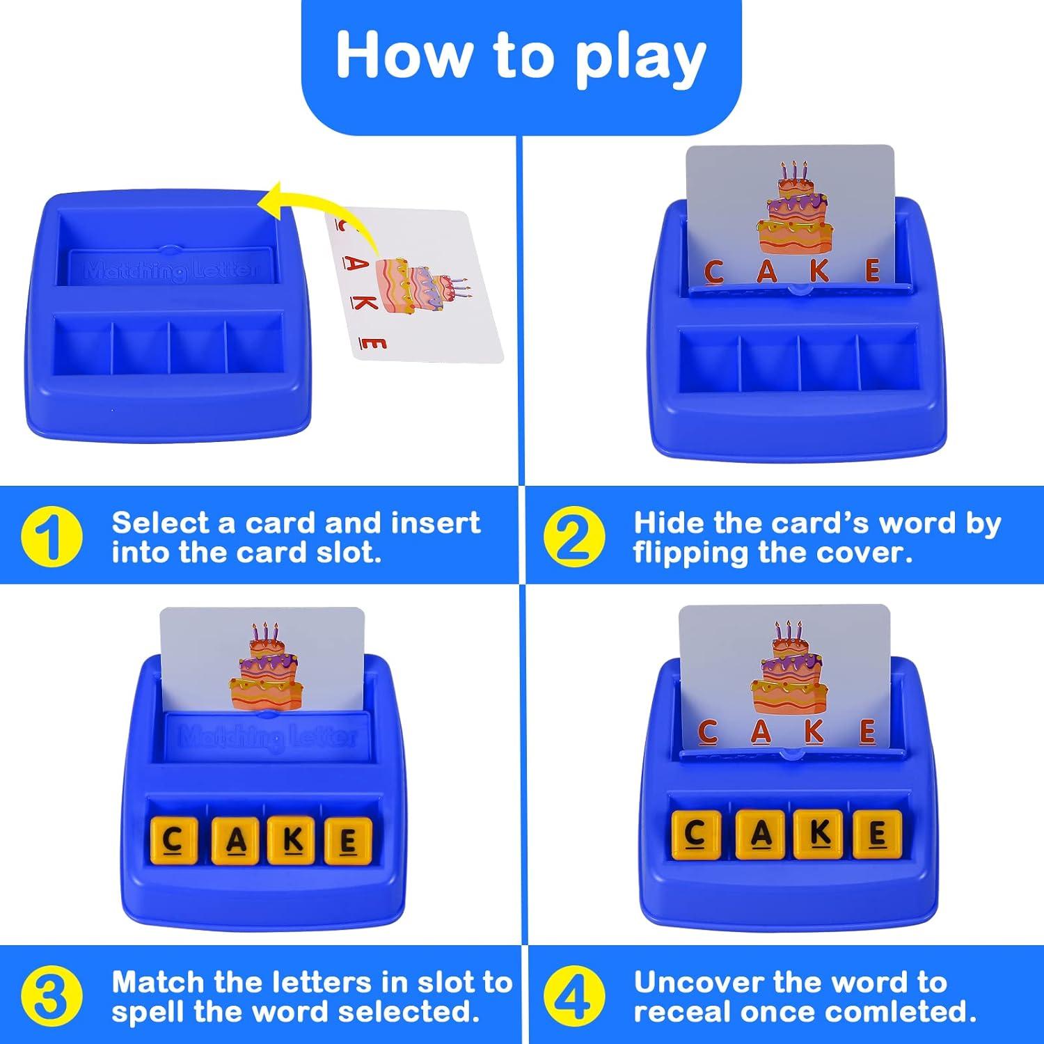 Juego de Letras Coincidentes Fenikso - Juguete Educativo 3 a 8 Años