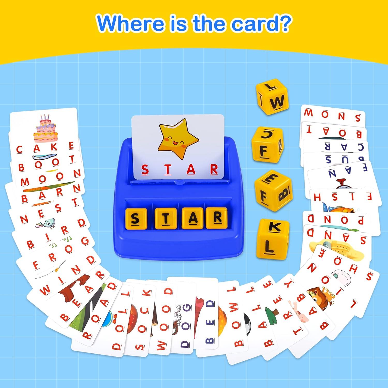 Juego de Letras Coincidentes Fenikso - Juguete Educativo 3 a 8 Años