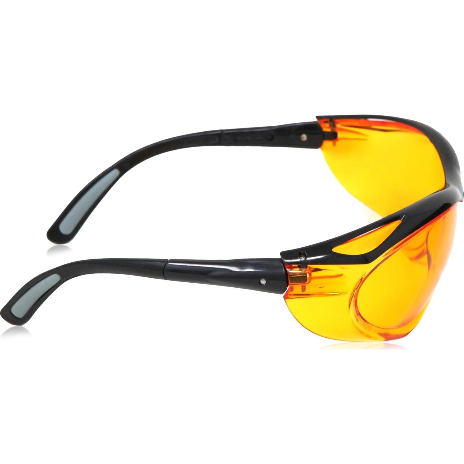 Gafas de seguridad Amazon Basics bloqueadoras luz azul - 12 unidades