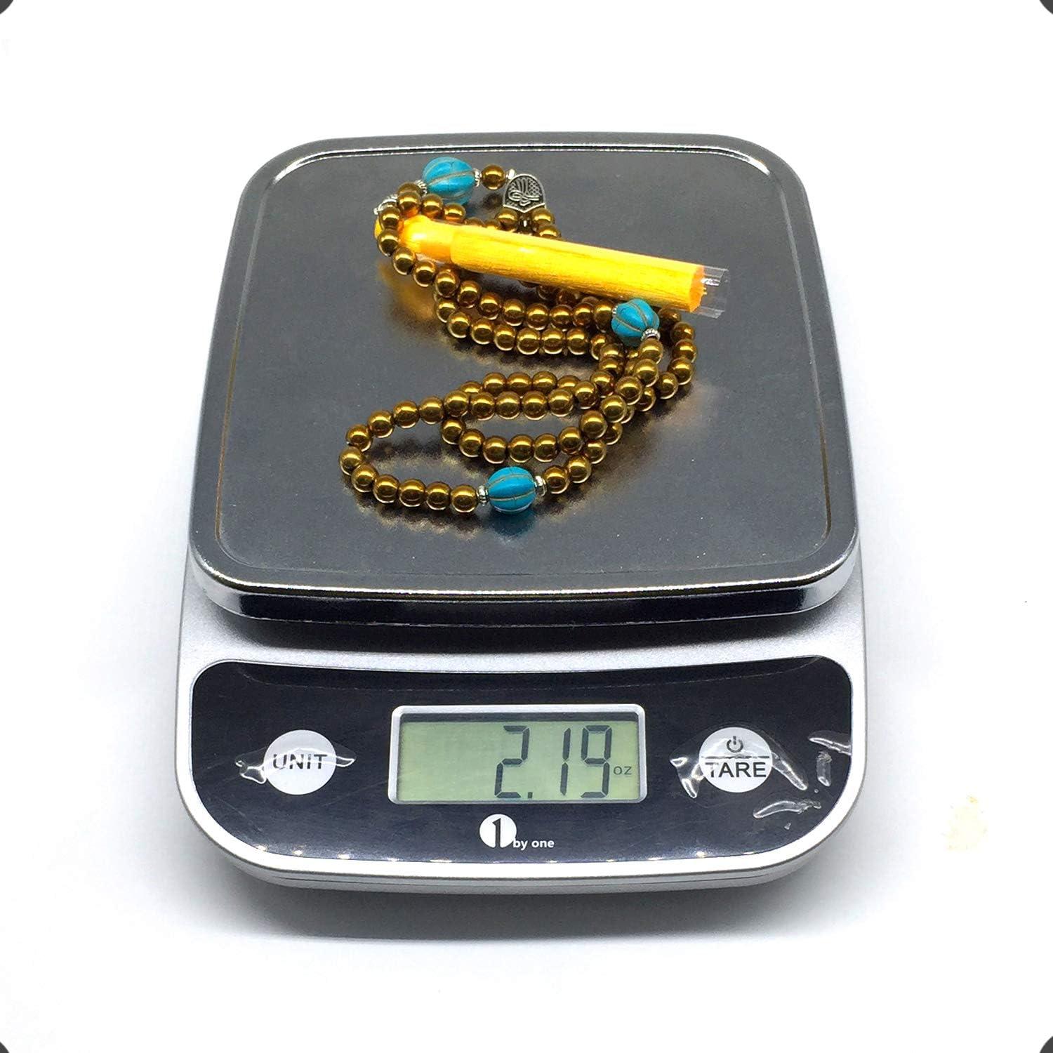 Cuentas de Oración Turcas ALBATROSART 99 Hematita Amarilla 6mm