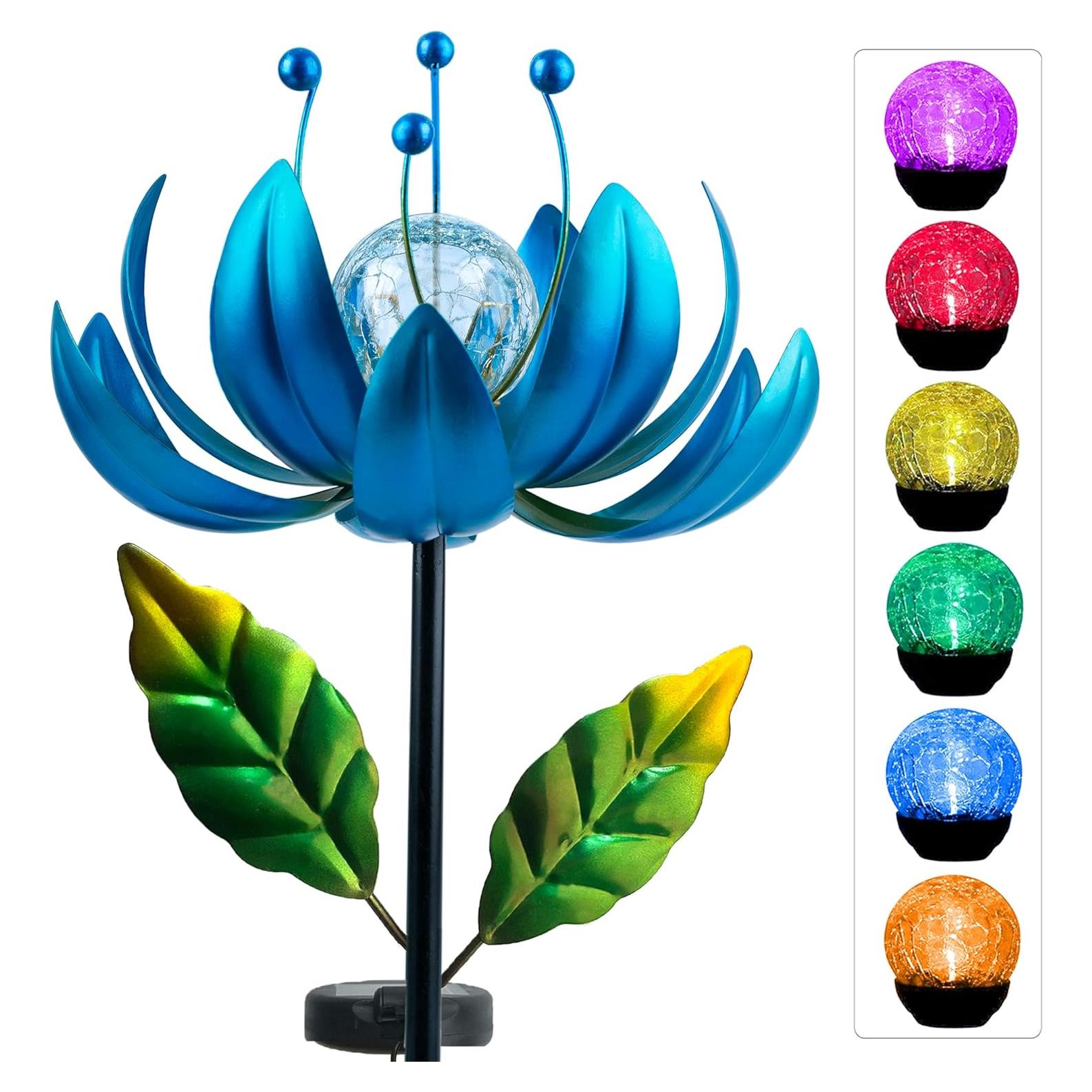 Girador de Viento Solar XPSCOCO 96.5 cm con Luz LED Multicolor