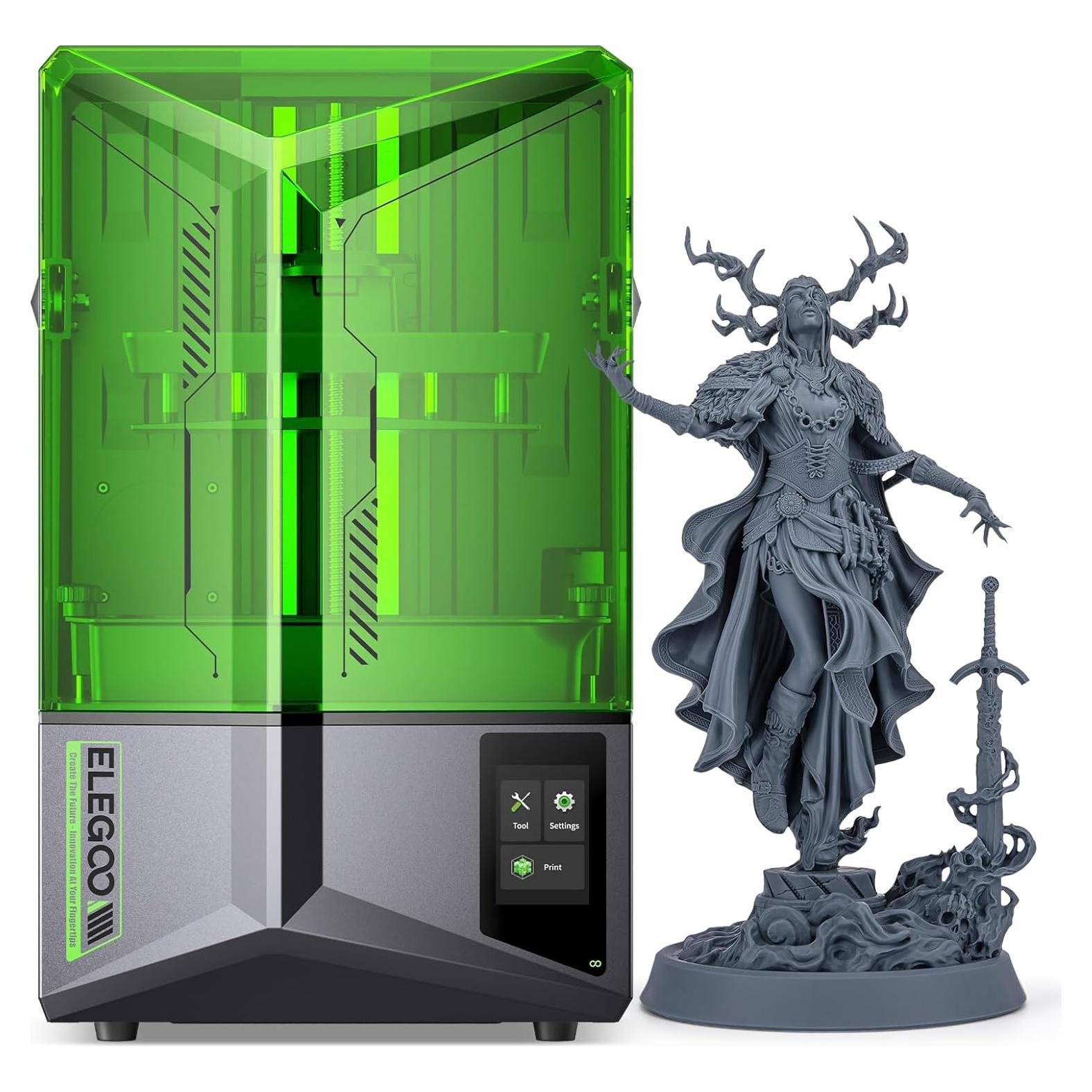 Impresora 3D ELEGOO Saturn 4 12K LCD 10" Automática