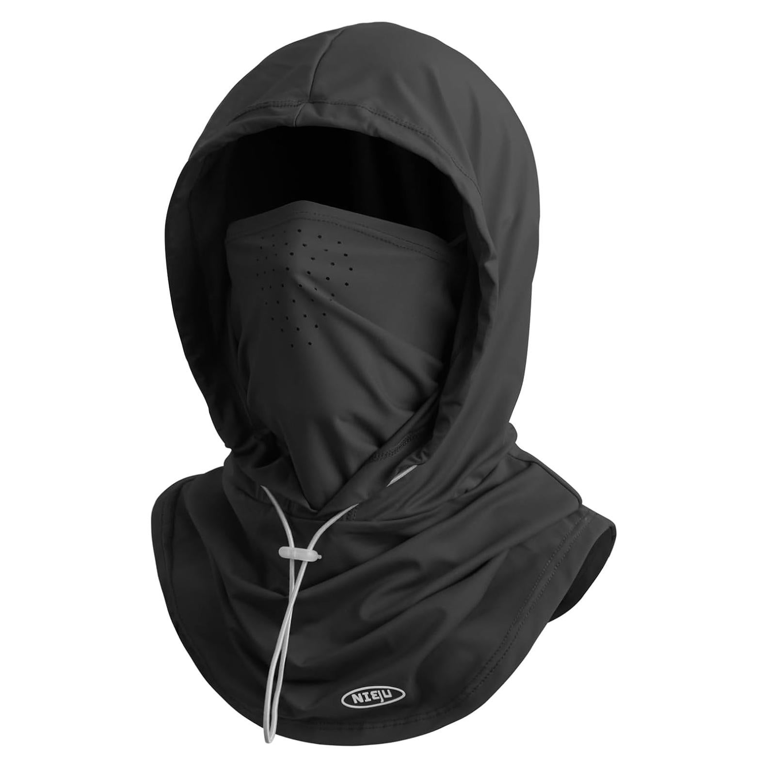 Máscara Balaclava UV 50+ Negra Grande Unisex para Ciclismo