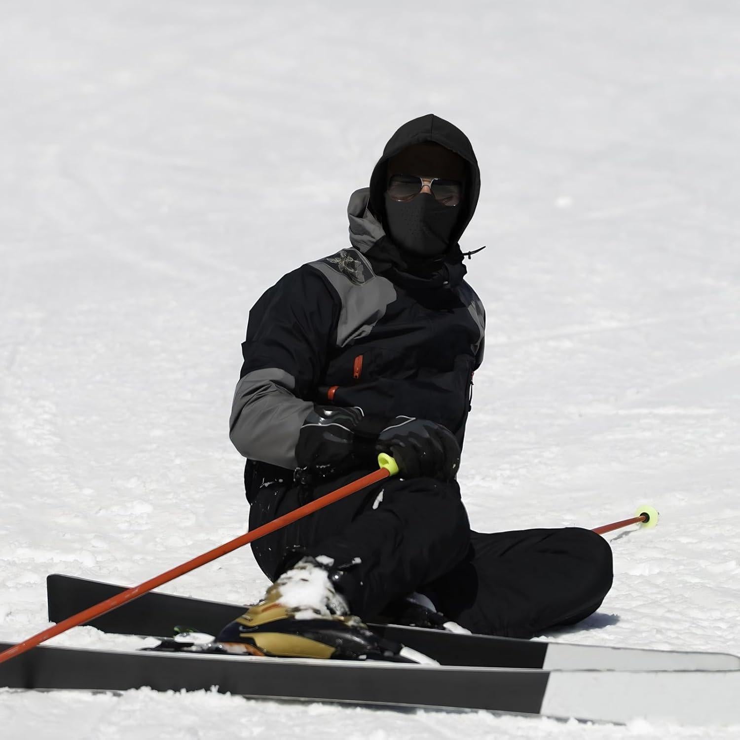 Máscara Balaclava UV 50+ Negra Grande Unisex para Ciclismo