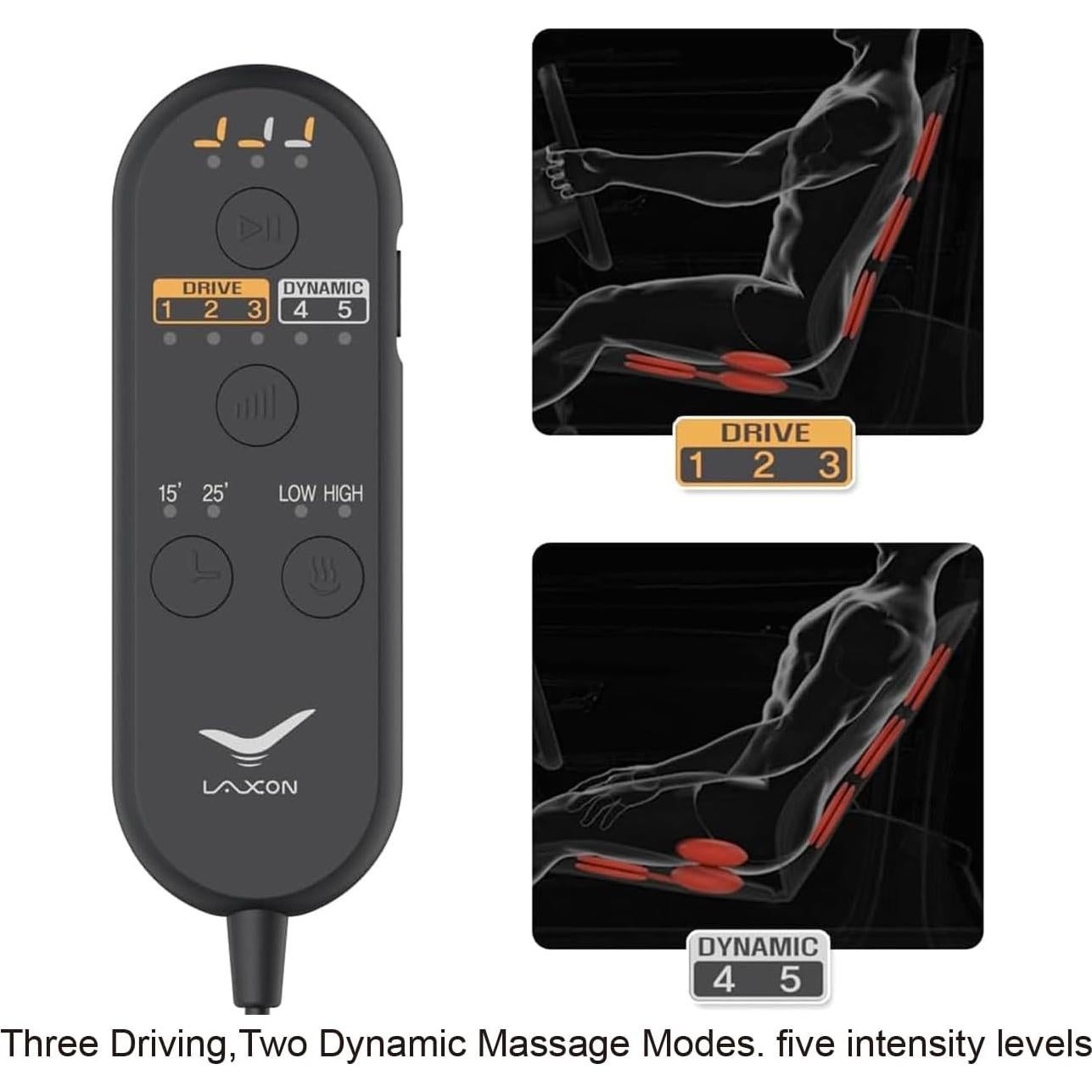 Almohadilla de Masaje de Aire Laxon DR-6000 para Vehículo
