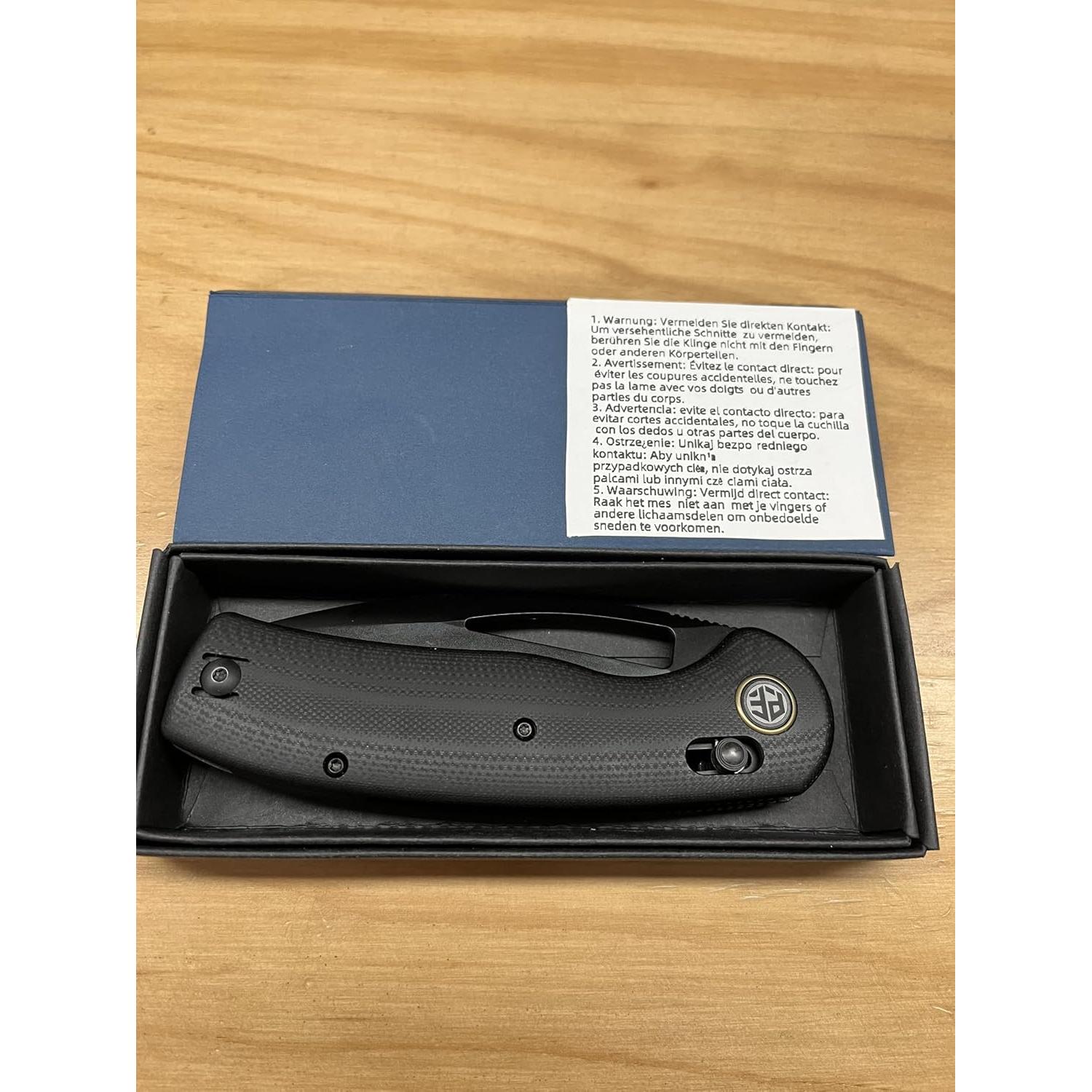 Cuchillo Plegable Pescado Petrificado PFP13 Acero K110 89mm