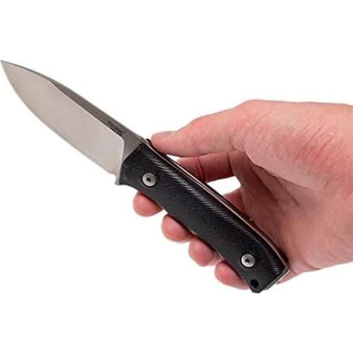 Cuchillo Fijo LionSTEEL M4 con Hoja de Acero M390 y Funda