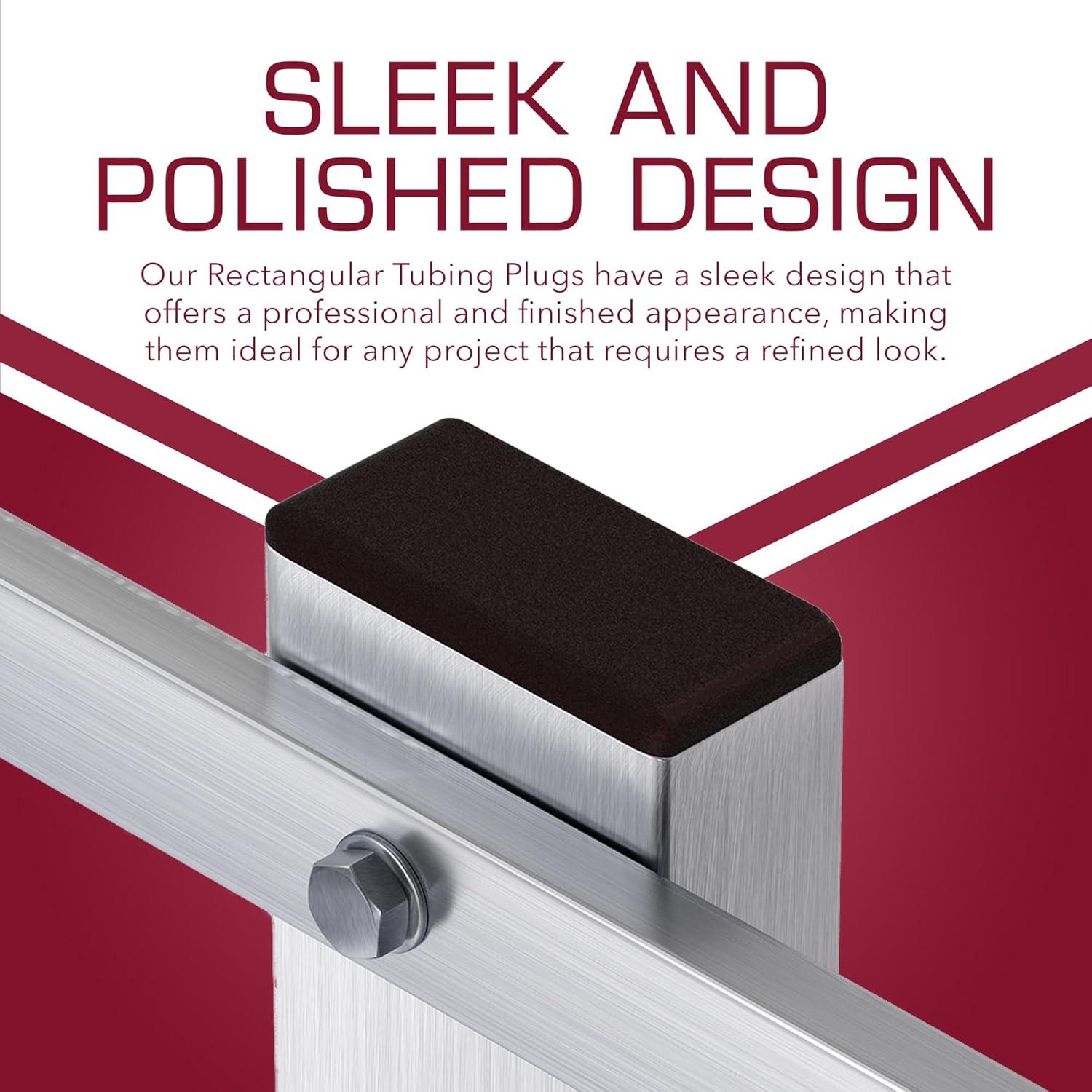 Tapa de Tubo Rectangular MOCAP 2x6" - Paquete de 2 - 4.2-5.2mm