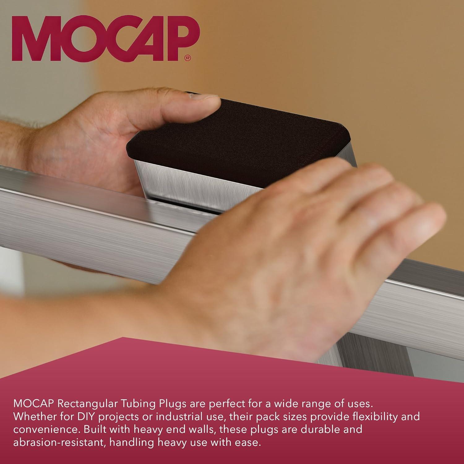 Tapa de Tubo Rectangular MOCAP 2x6" - Paquete de 2 - 4.2-5.2mm