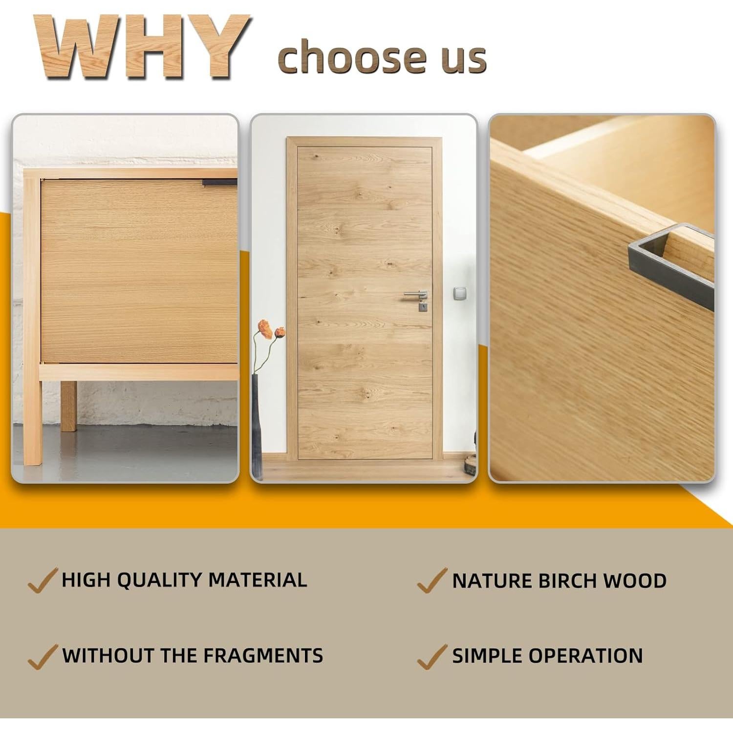 Banda de Biselado de Abedul GSCIT Club 3.81 cm x 15.24 m