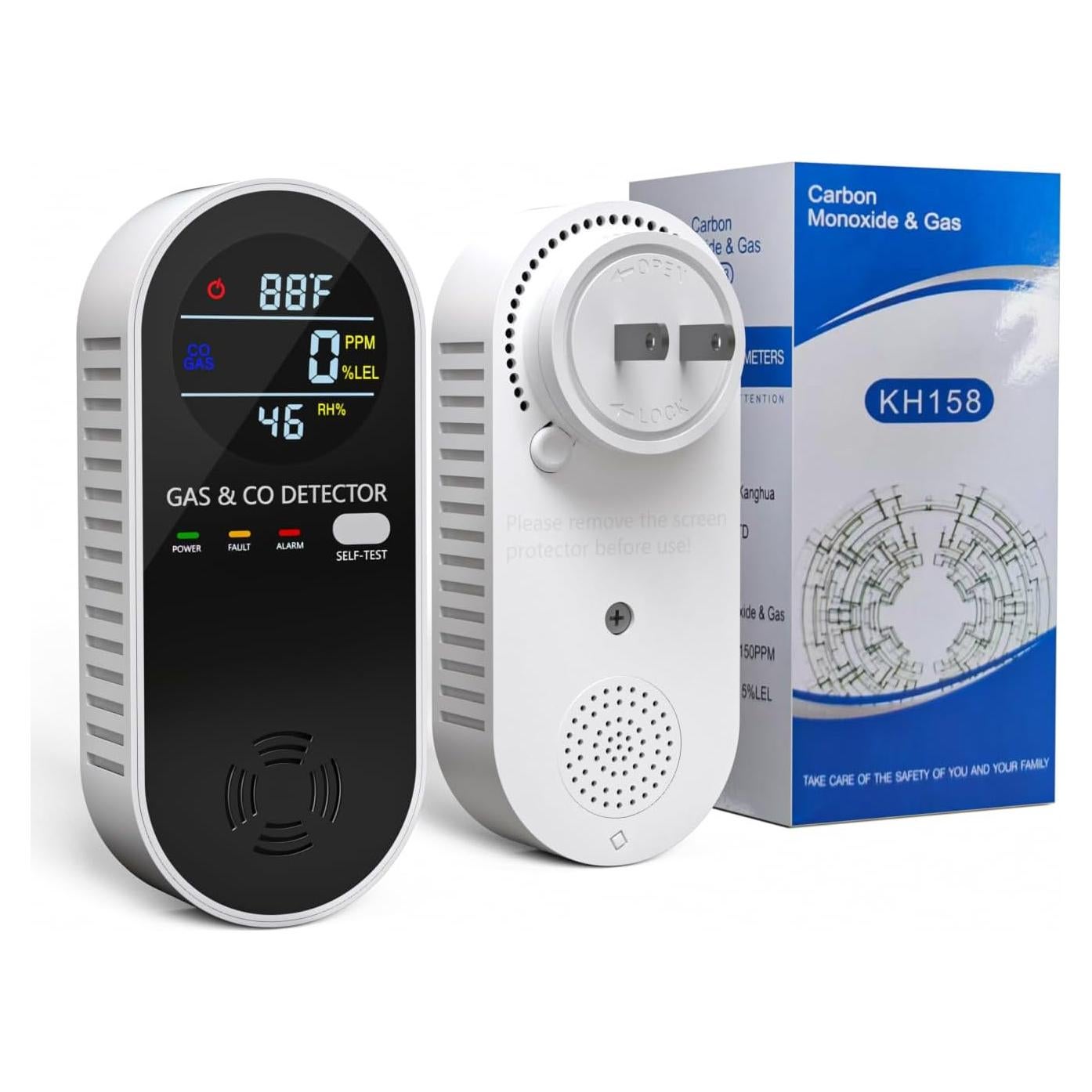 Detector de Gas Natural y Monóxido XLA Alert KH158 4 en 1