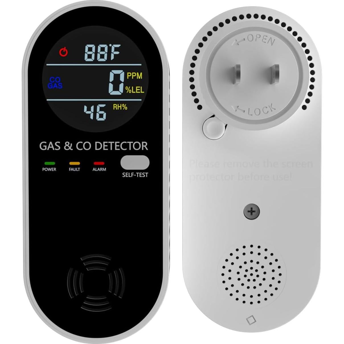 Detector de Gas Natural y Monóxido XLA Alert KH158 4 en 1