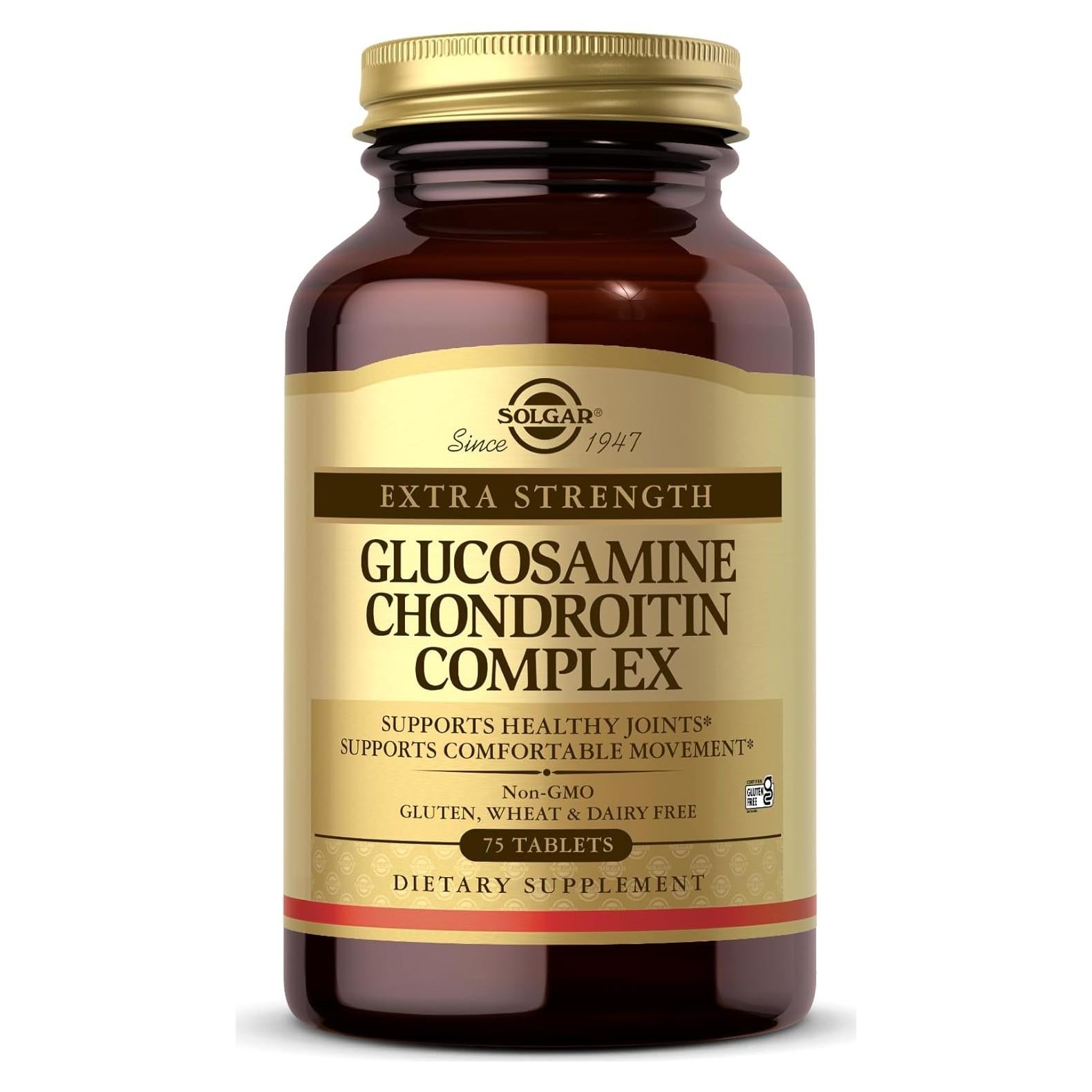 Suplemento Articular Solgar Glucosamina y Condroitina 75 Tabletas