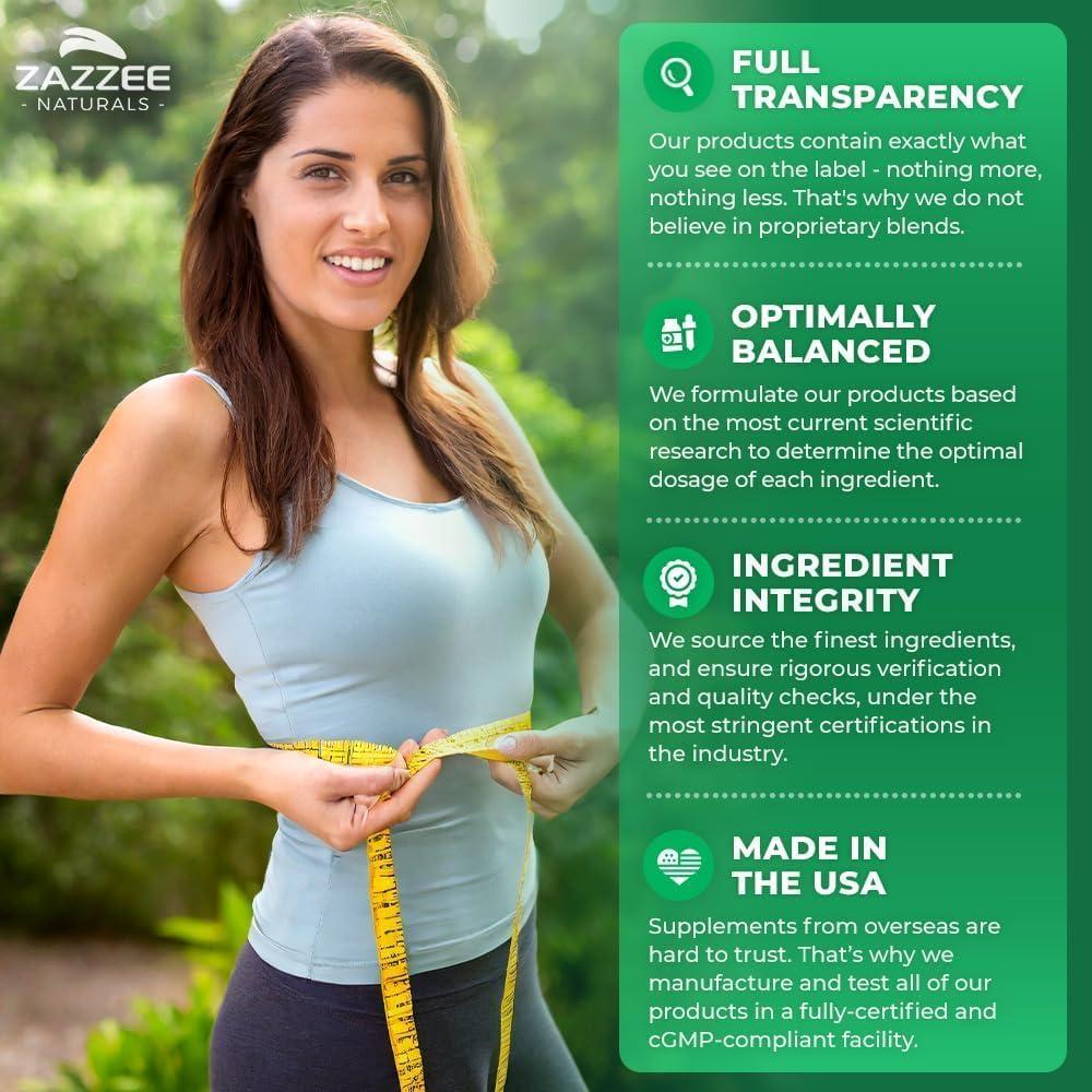 Zazzee Extracto de Té Verde 6000 mg 90 Cápsulas Veganas