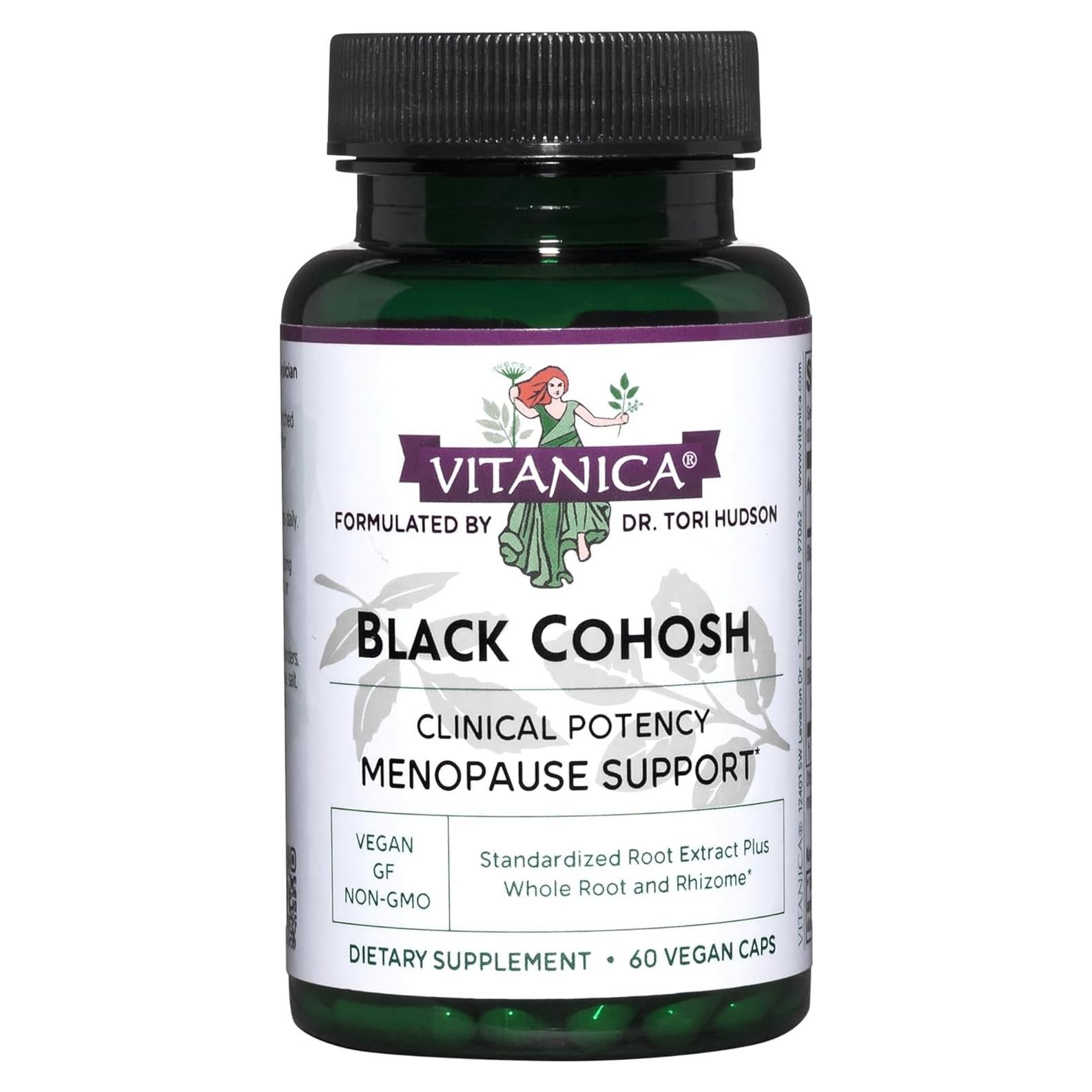 Cohosh Negro Vitanica, Extracto Vegano 60 Cápsulas 40mg