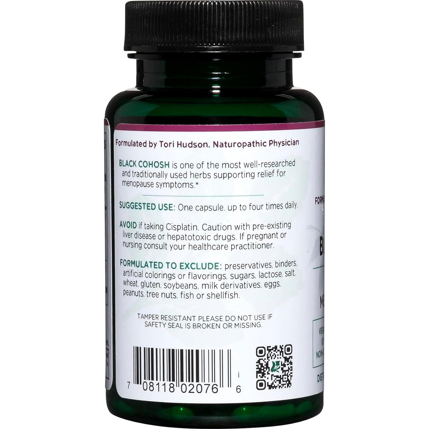 Cohosh Negro Vitanica, Extracto Vegano 60 Cápsulas 40mg