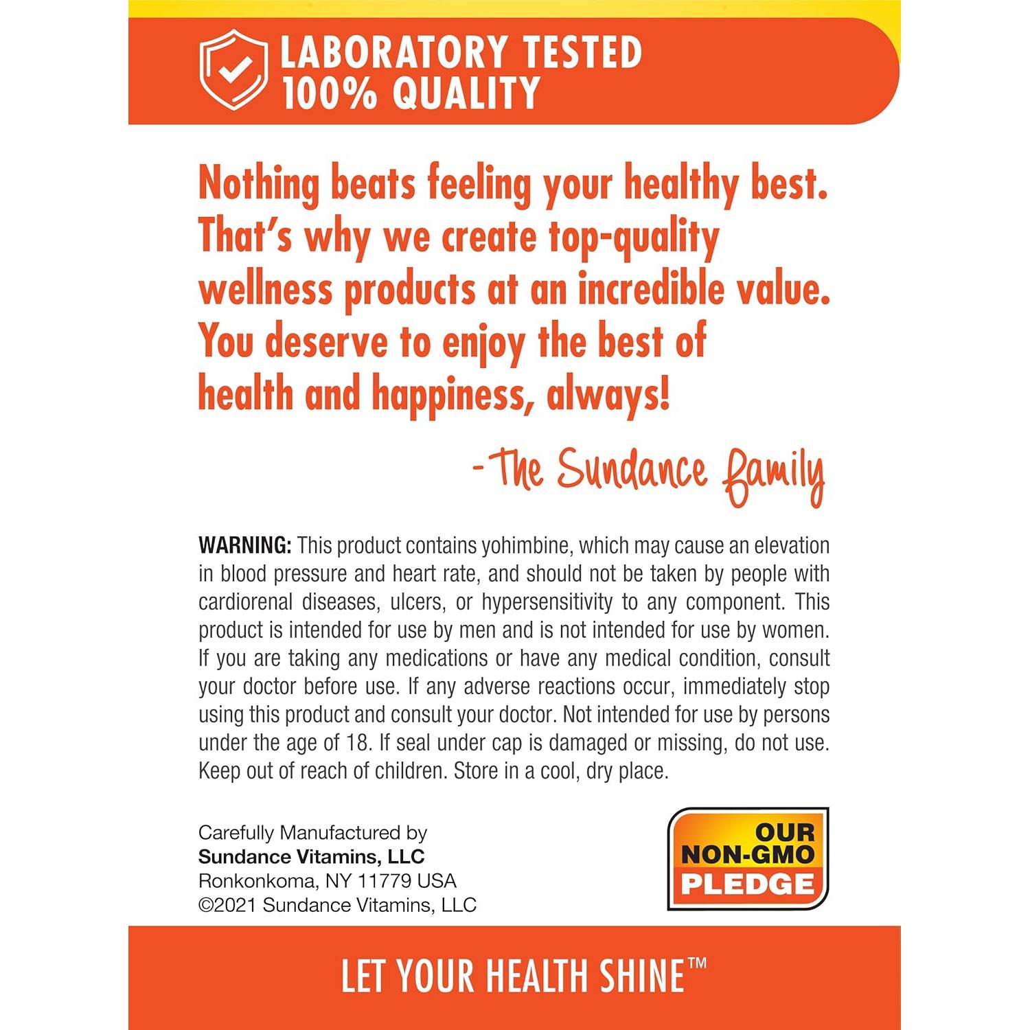 Complejo Herbal Sundance 60 Cápsulas Maca y Tribulus Terrestris