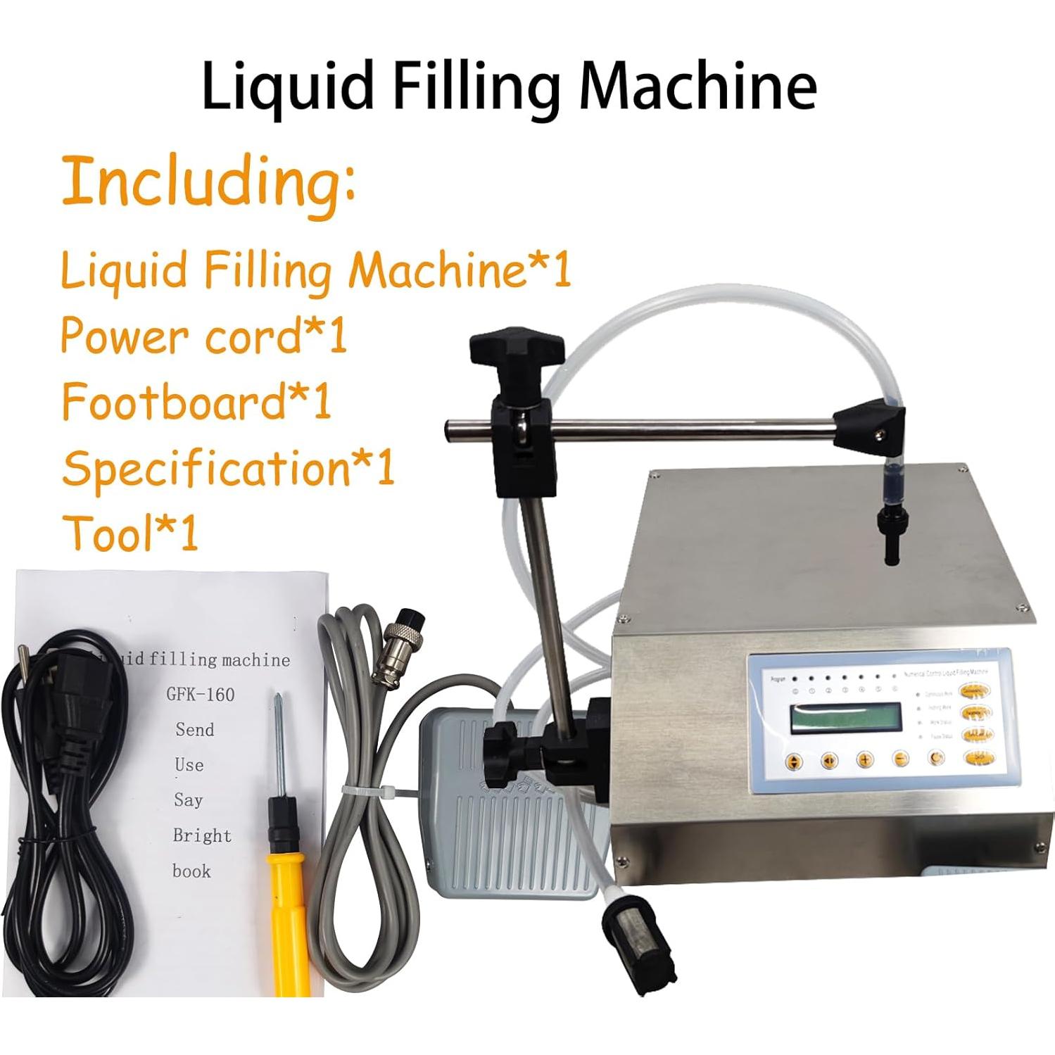 Máquina de Llenado INTBUYING 3.2L/min 2ml-3500ml Digital