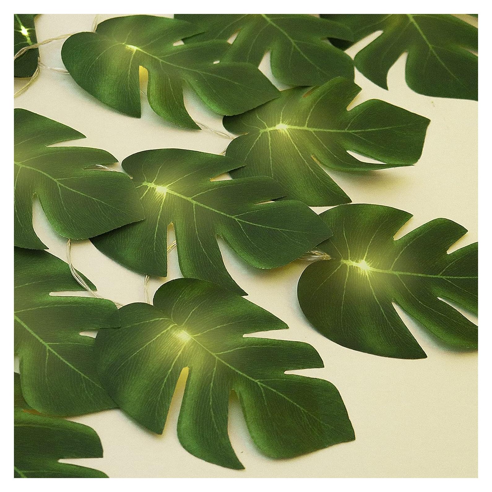 Luces de Cadena RECUTMS Monstera 20 Hojas 3m Interior Exterior