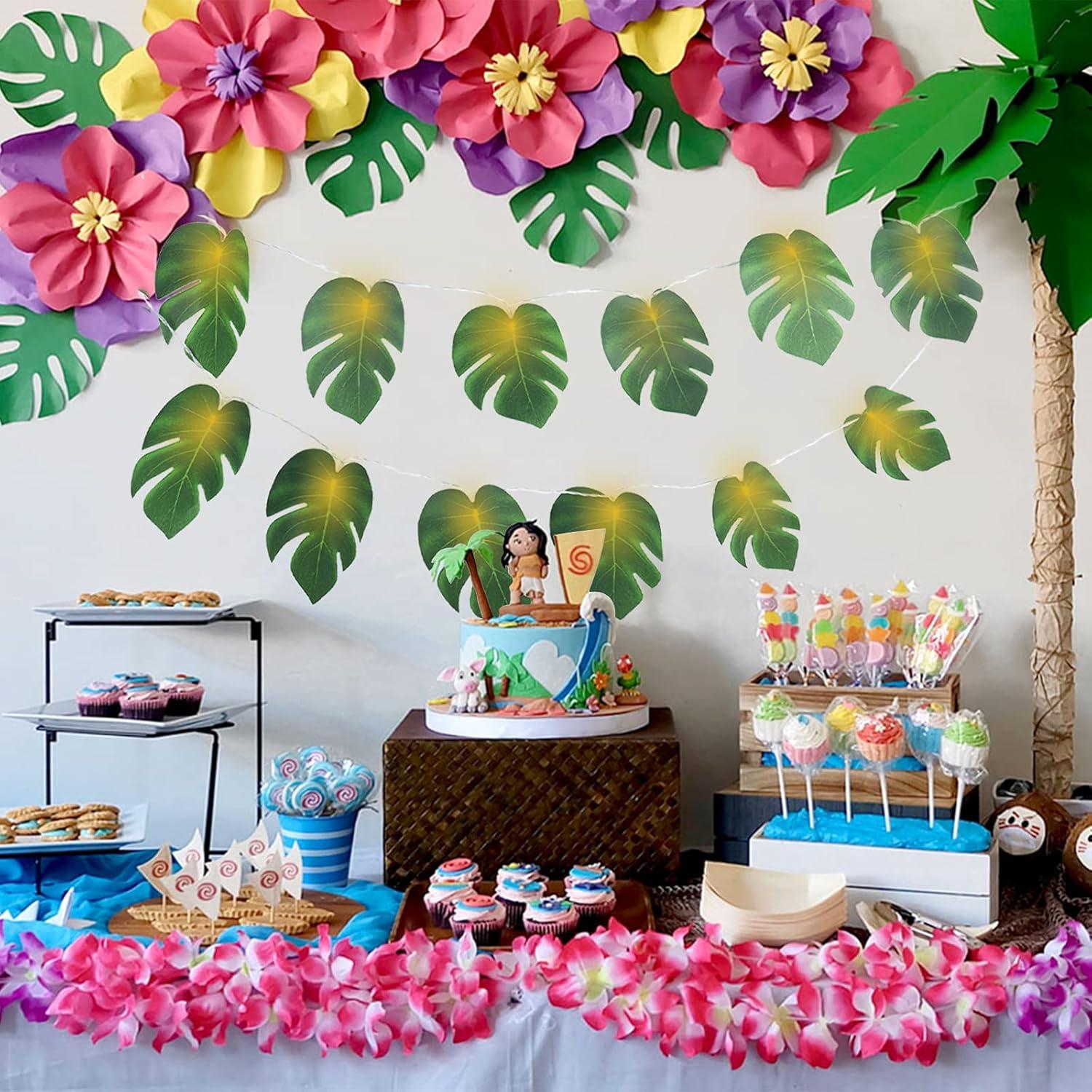 Luces de Cadena RECUTMS Monstera 20 Hojas 3m Interior Exterior