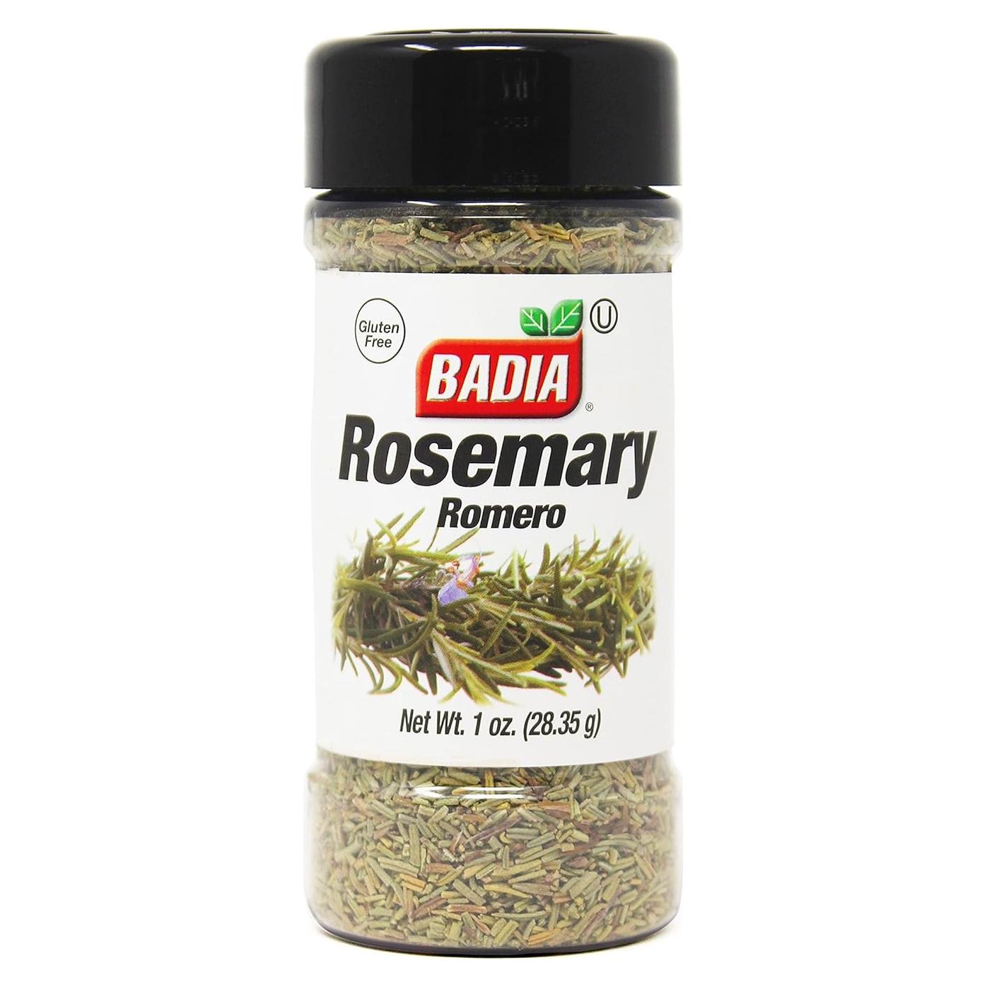 Hojas de Romero Secas Badia 28.35 g - Hierba Aromática Sin Gluten