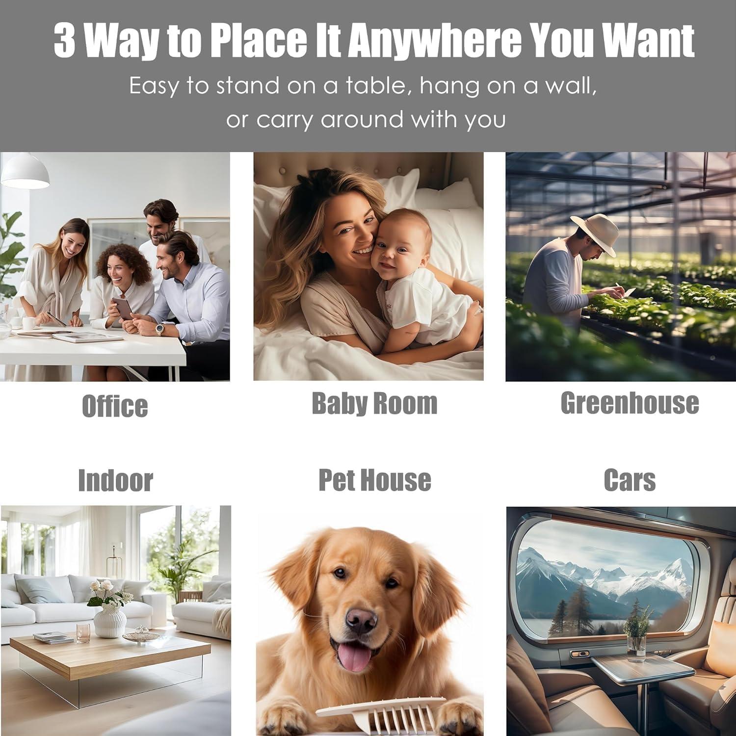 Monitor de Calidad del Aire AQItech AK16C Portátil 16 en 1