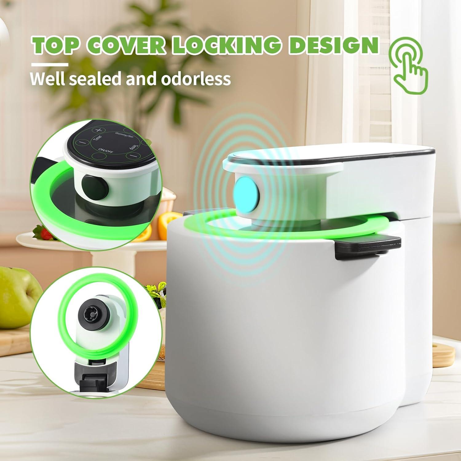 Máquina Descarboxiladora 3-en-1 Vesicur Yeap 2 Tazas Blanca