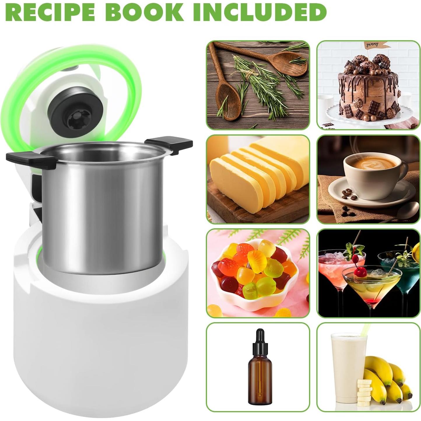 Máquina Descarboxiladora 3-en-1 Vesicur Yeap 2 Tazas Blanca