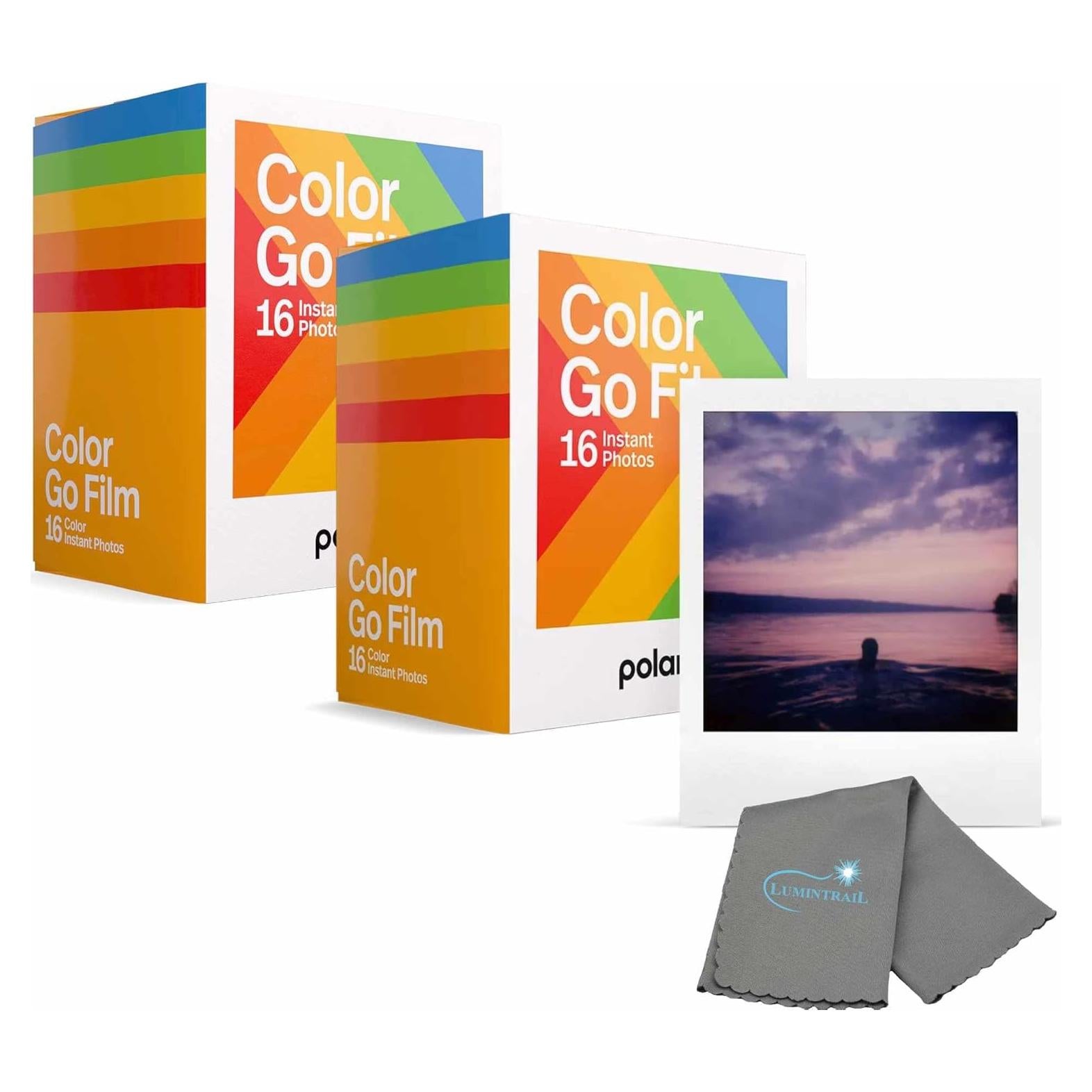 Película Instantánea a Color Polaroid Go - 32 Fotos, 2 Paquetes