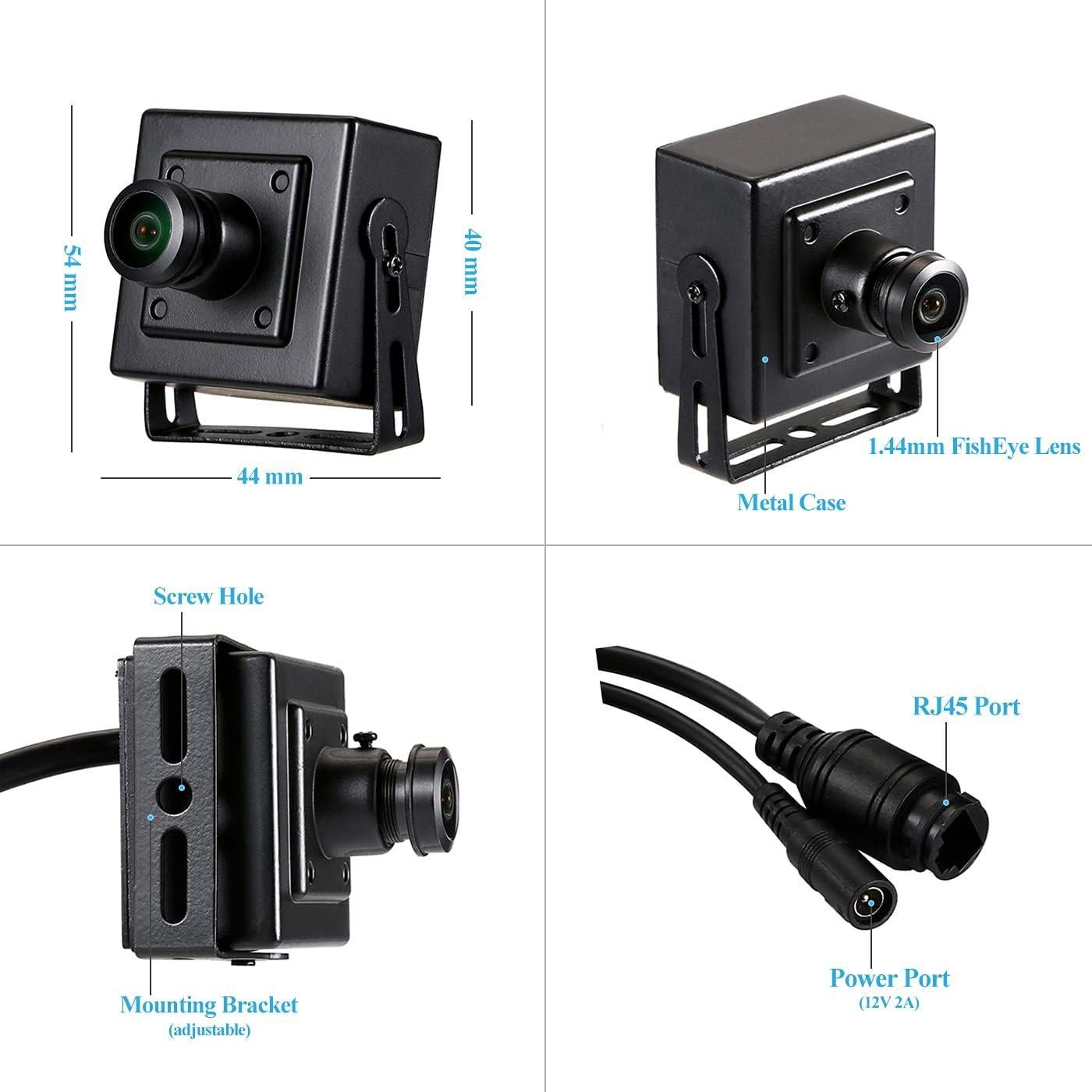 Cámara de Seguridad IP RevoTech I706-4 Mini 3MP 180°