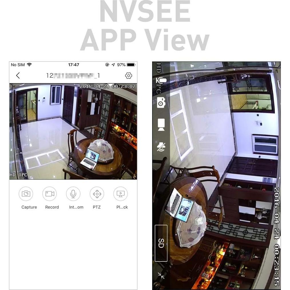 Cámara de Seguridad IP RevoTech I706-4 Mini 3MP 180°