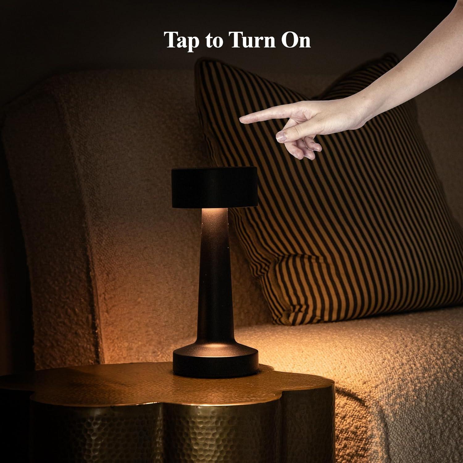 Lámpara de Mesa Inalámbrica Bell+Howell LED Recargable 22.8cm