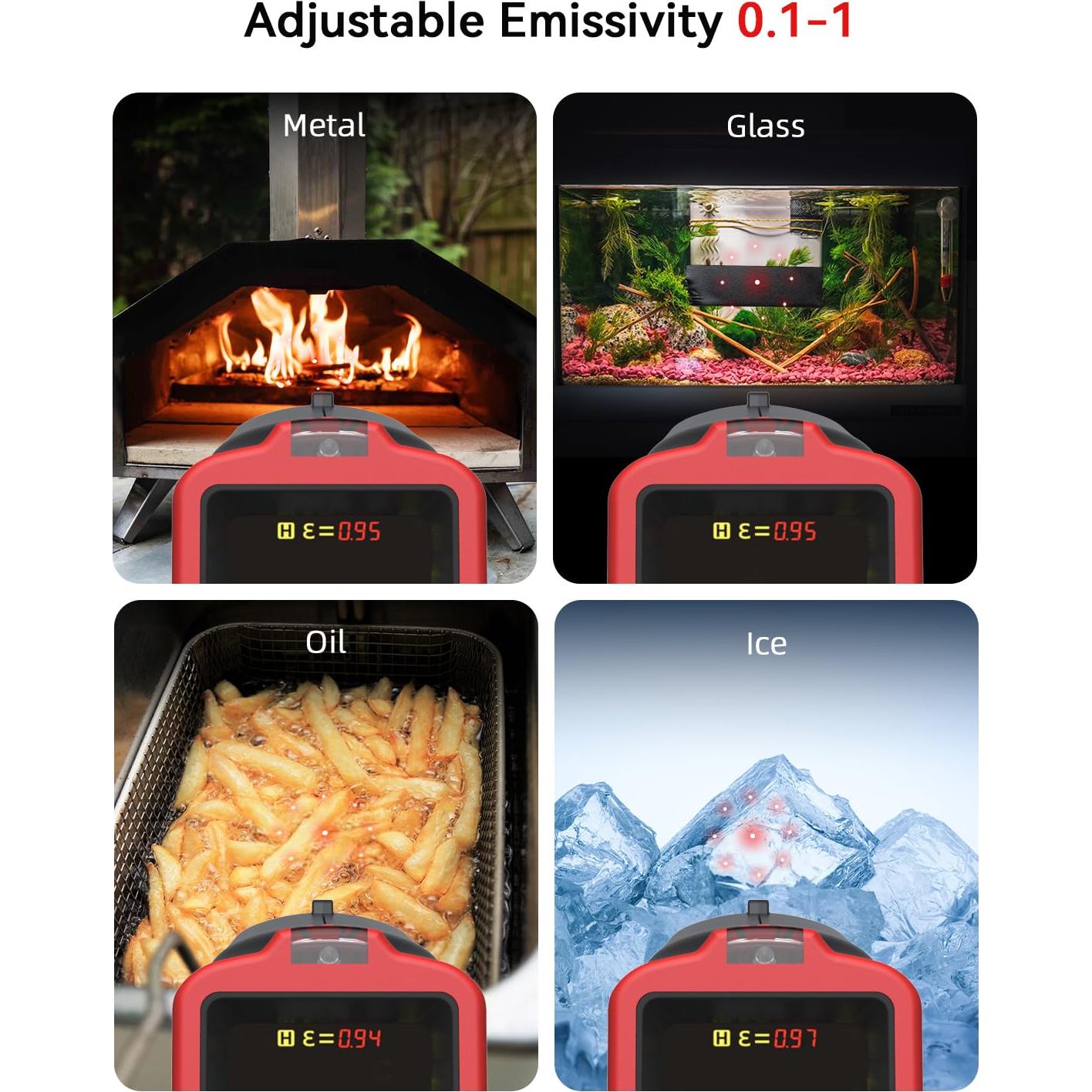 Termómetro Infrarrojo Digital Cosmicscope CM650 -50°C a 650°C