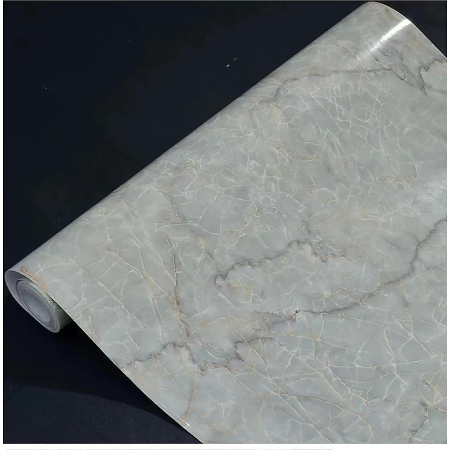 Papel Contacto Autoadhesivo Yancorp Verde Mármol 30x305 cm