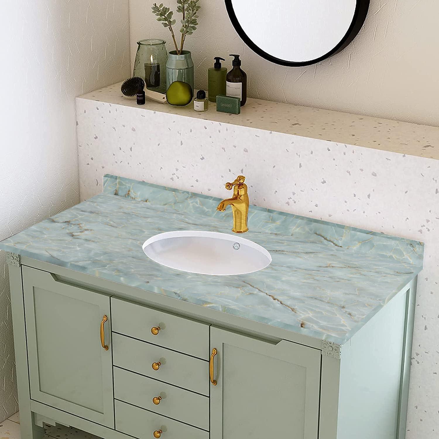 Papel Contacto Autoadhesivo Yancorp Verde Mármol 30x305 cm