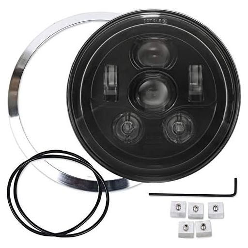 Faro LED 7" Eagle Lights 8700G3 con Anillo Halo para Motocicleta