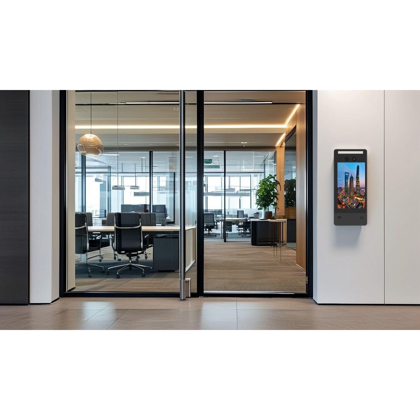 Sistema de Control de Acceso Facial YUHANUS con Cerradura 544kg