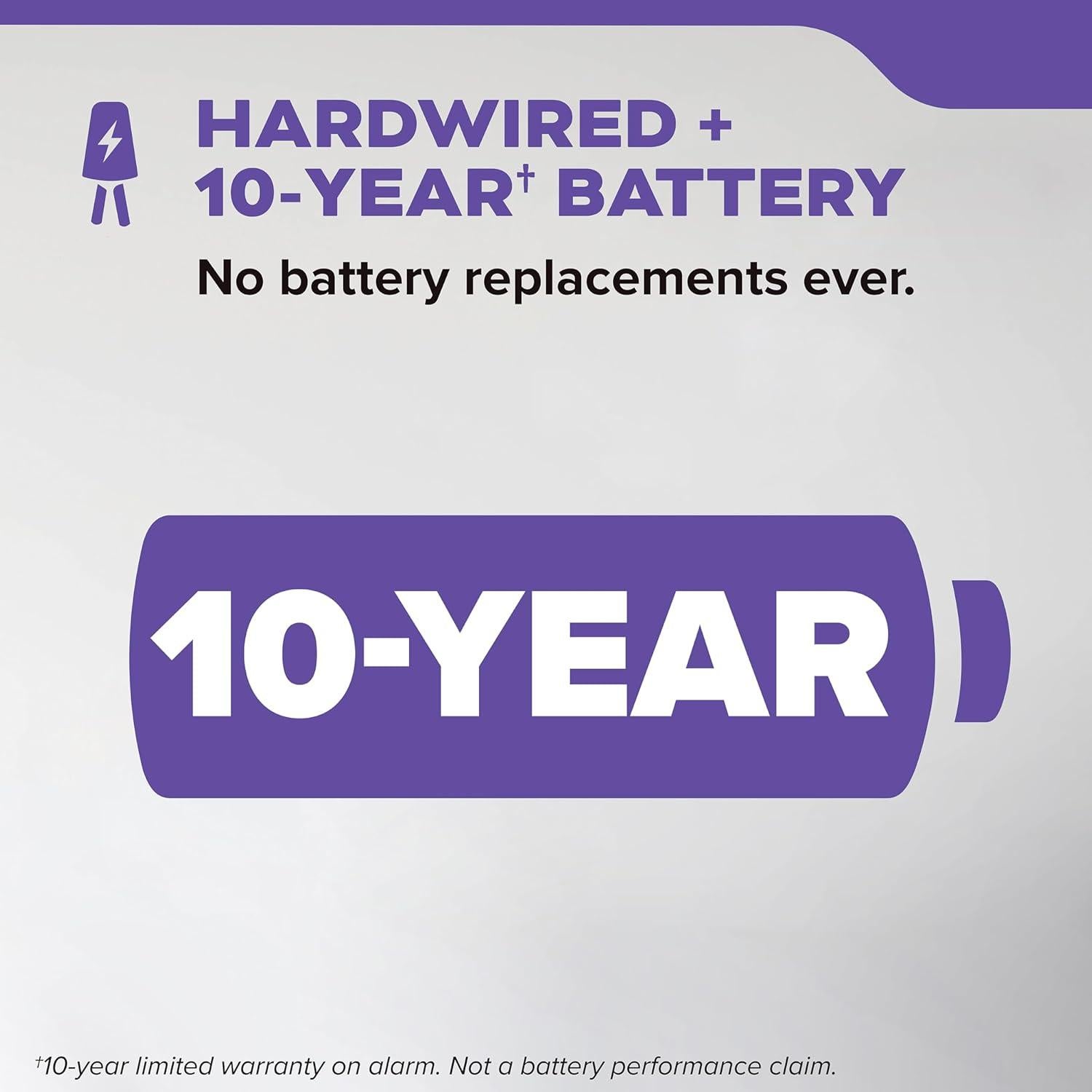 Detector de Humo y Monóxido Kidde 30CUA10 10 Años Batería