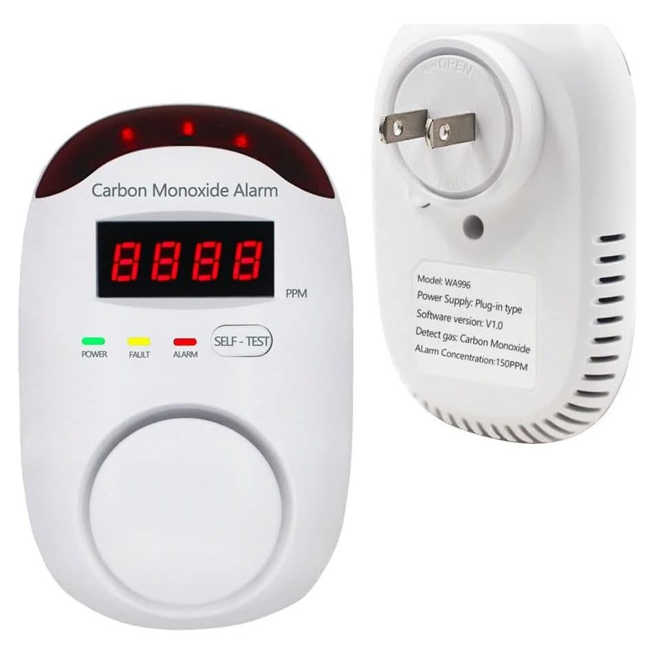 Detector de Monóxido de Carbono WESHLGD WA996 Digital LED