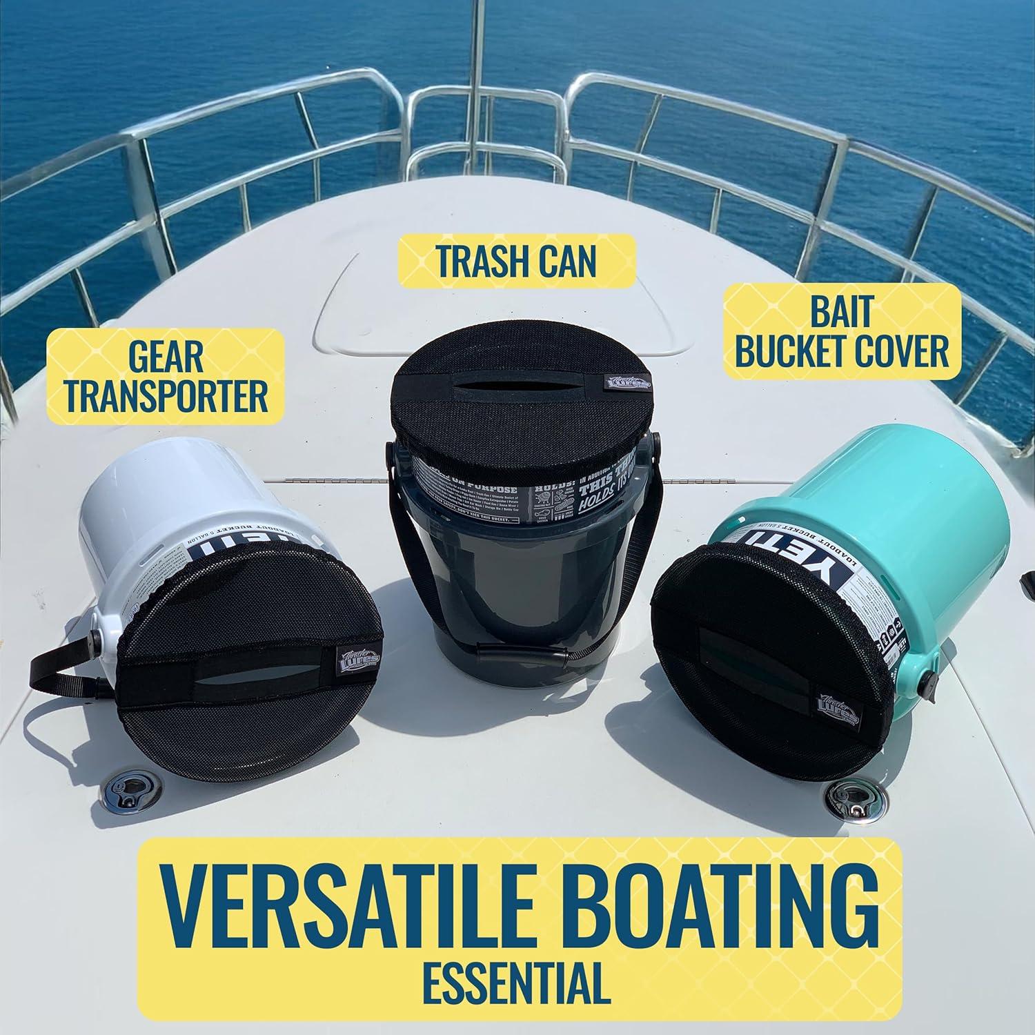 Tapa Cubo 19 L Thrasher Lures Malla Negra Multiusos