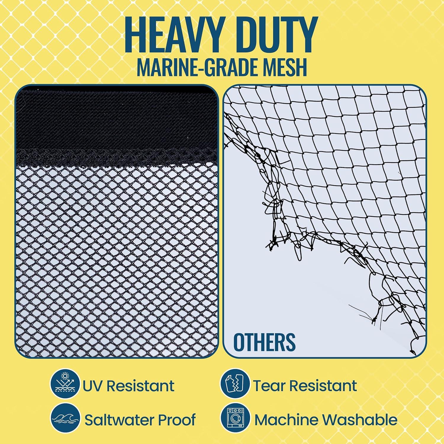 Tapa Cubo 19 L Thrasher Lures Malla Negra Multiusos